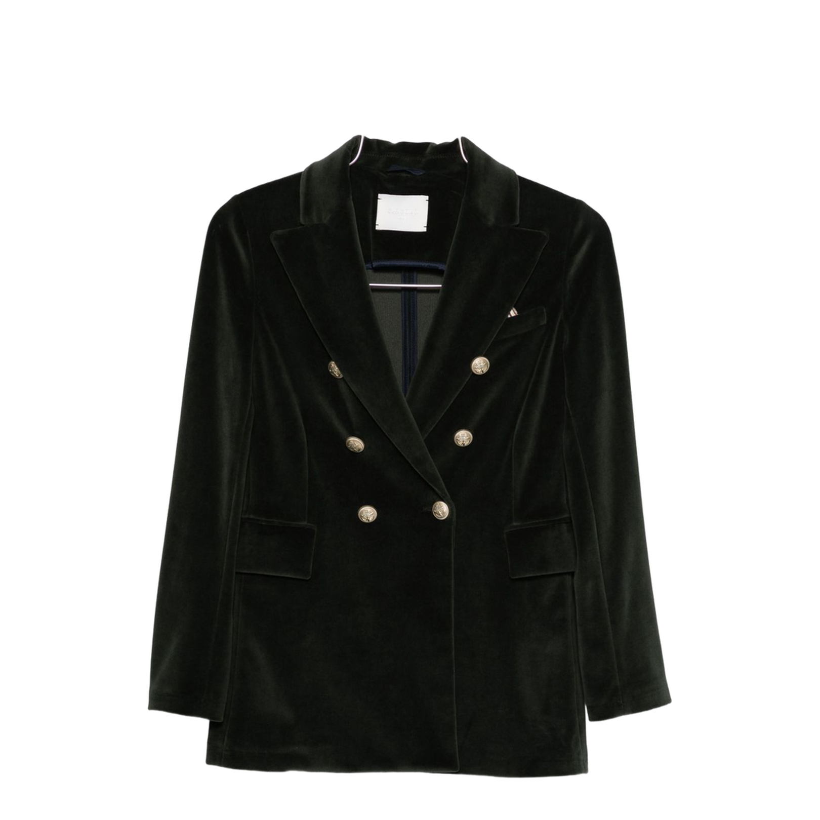 Cotton Double-Breasted Jacket - Image 1