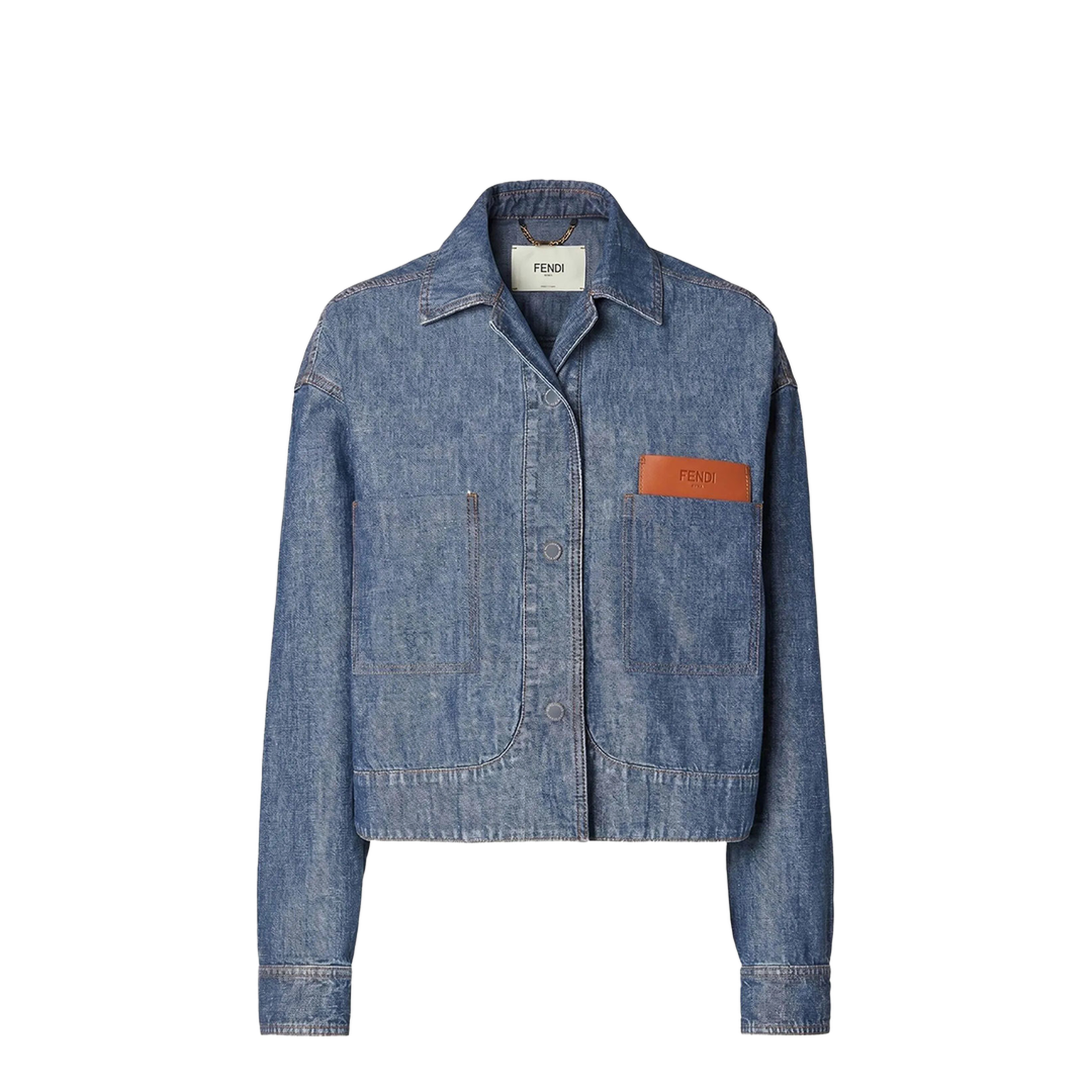 Chambray Short Jacket - Image 1