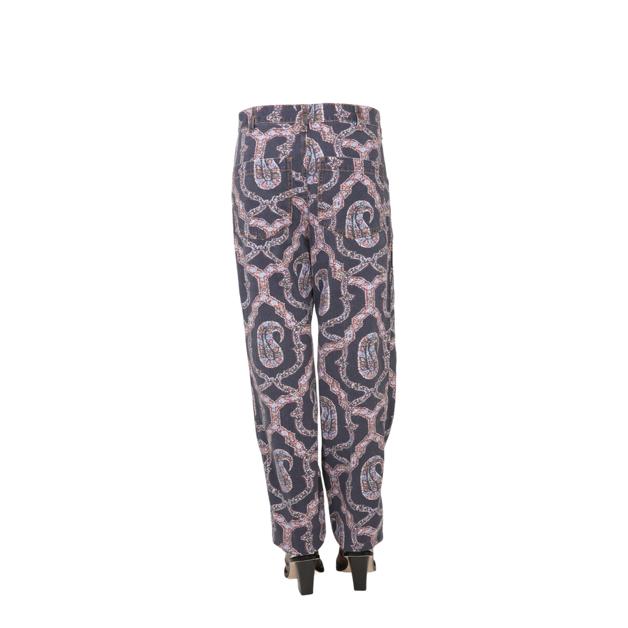 Paisley Denim Pants - Image 4