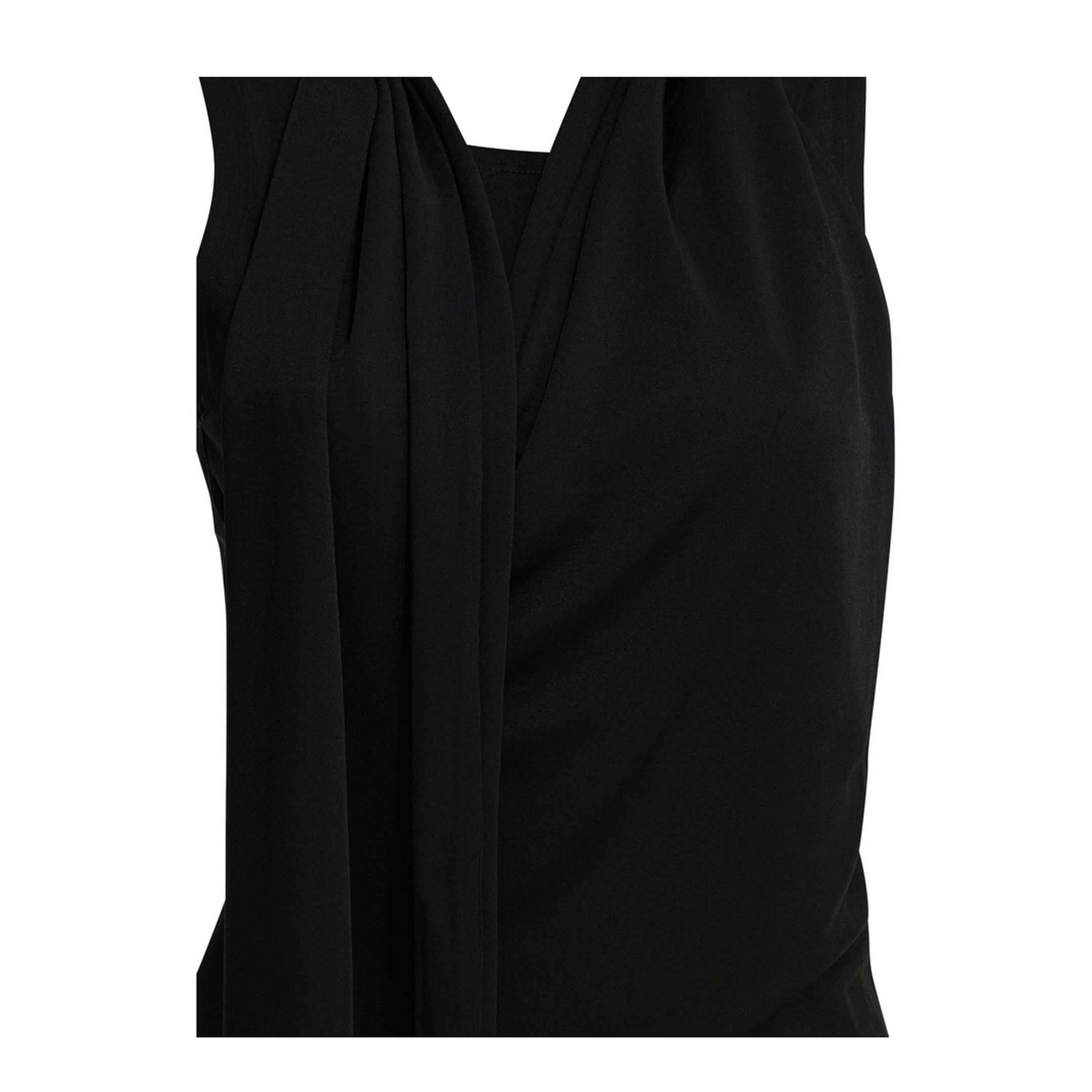 Sleeveless Top With Lavalliere - Image 3