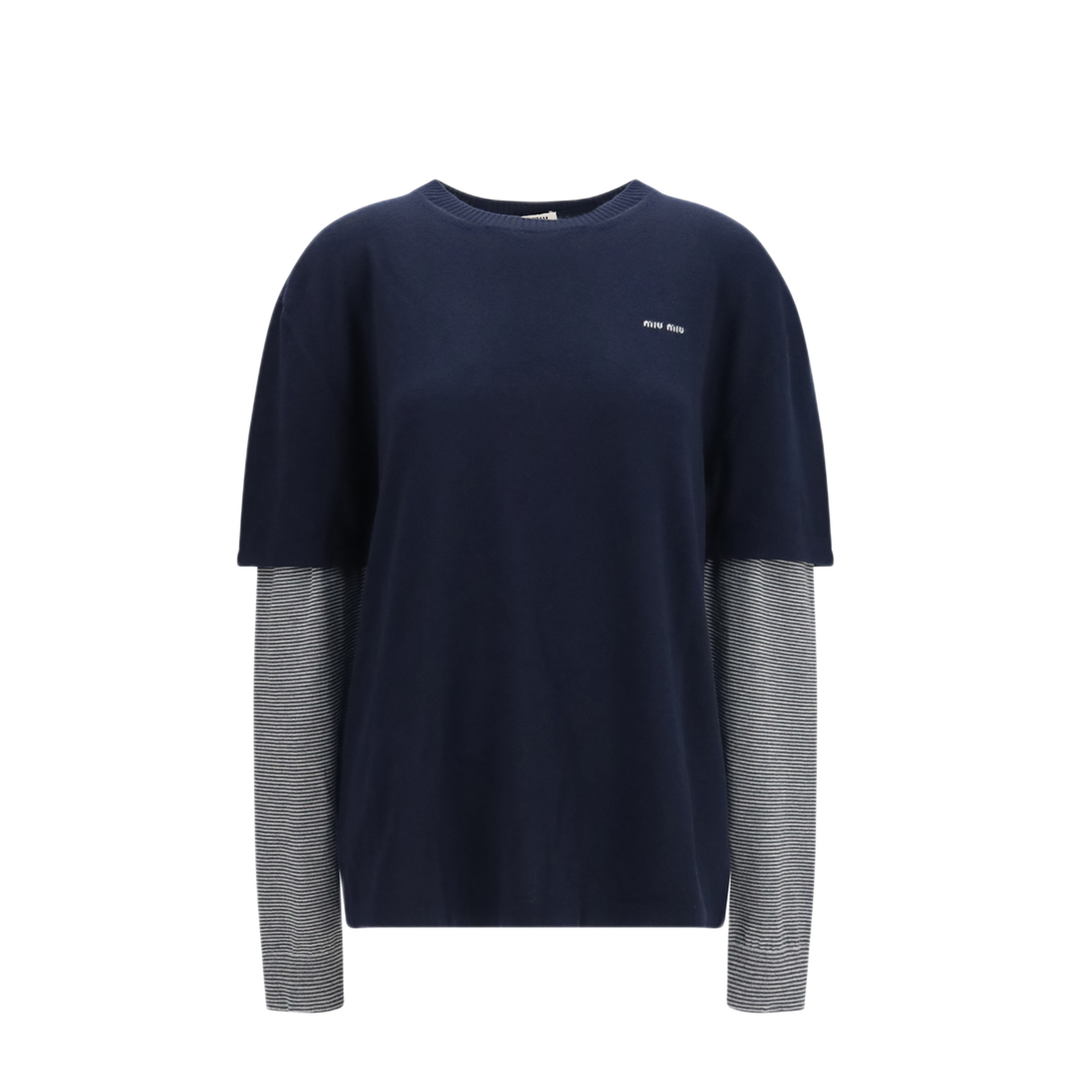 Long-sleeve Layered Sweater - Image 1