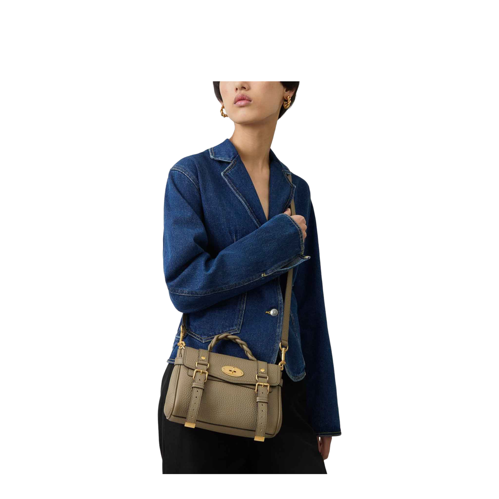 Leather Mini Alexa Shoulder Bag - Image 2