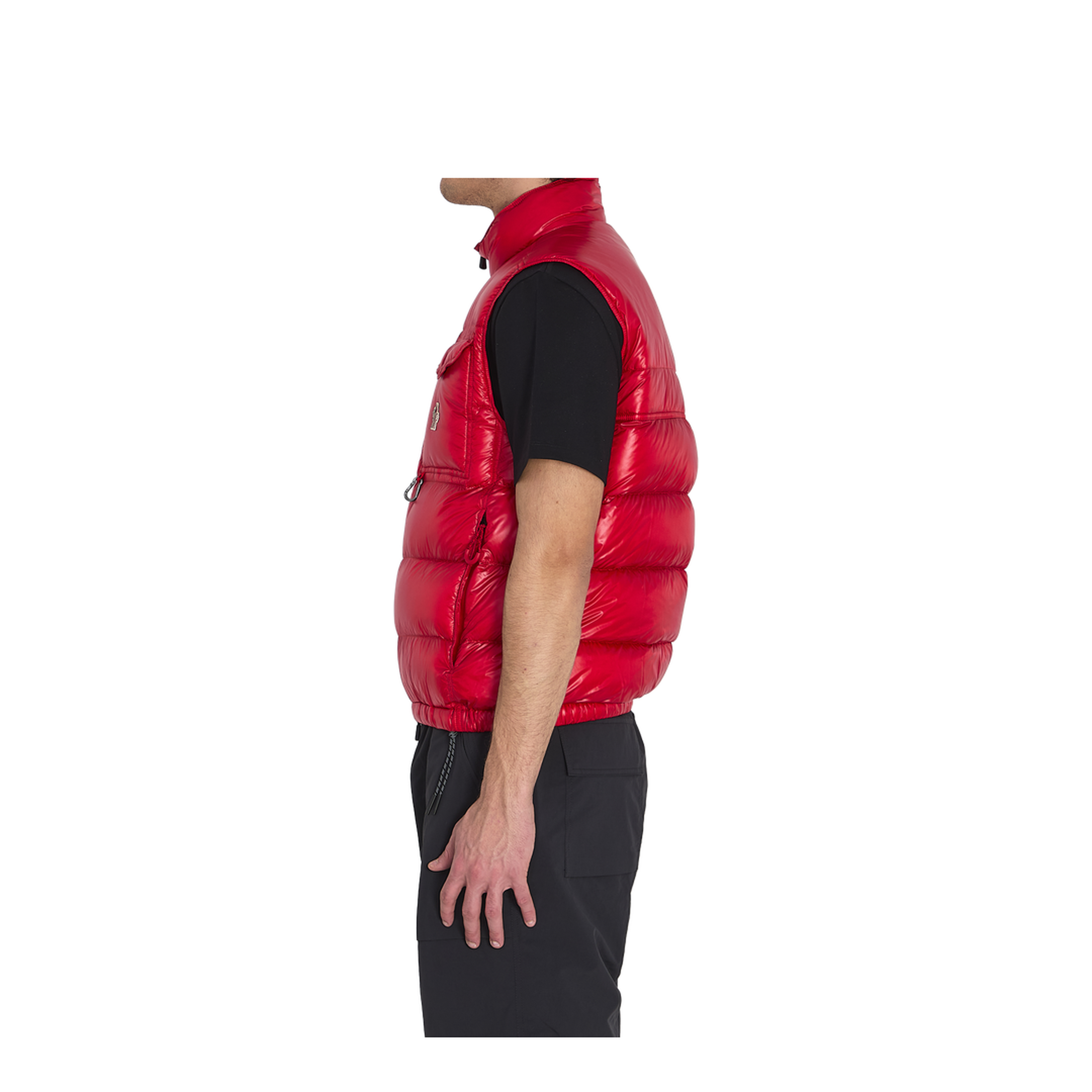 Red Uychi Packable Down Gilet - Image 3