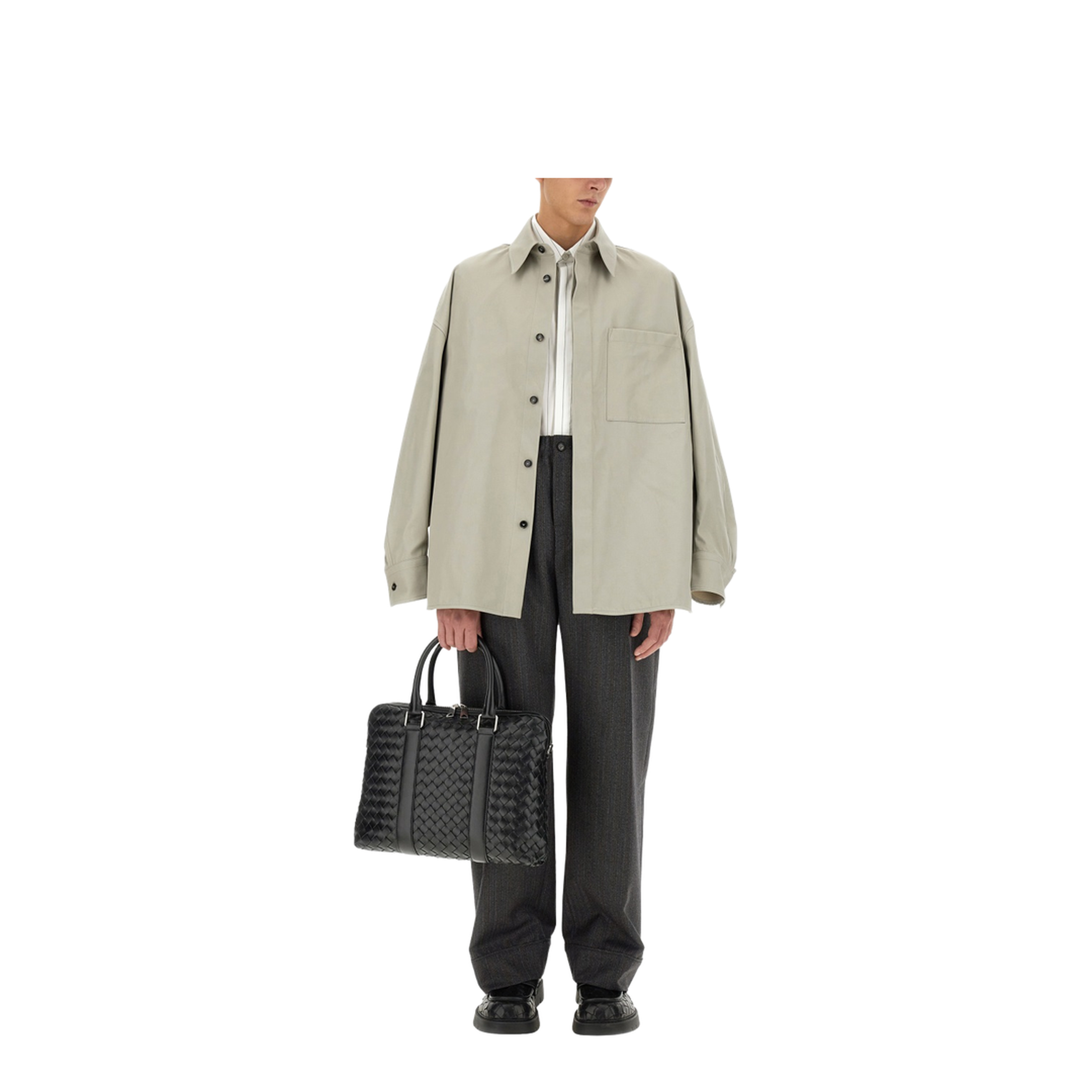 Cotton Twill Over Shirt - Image 2