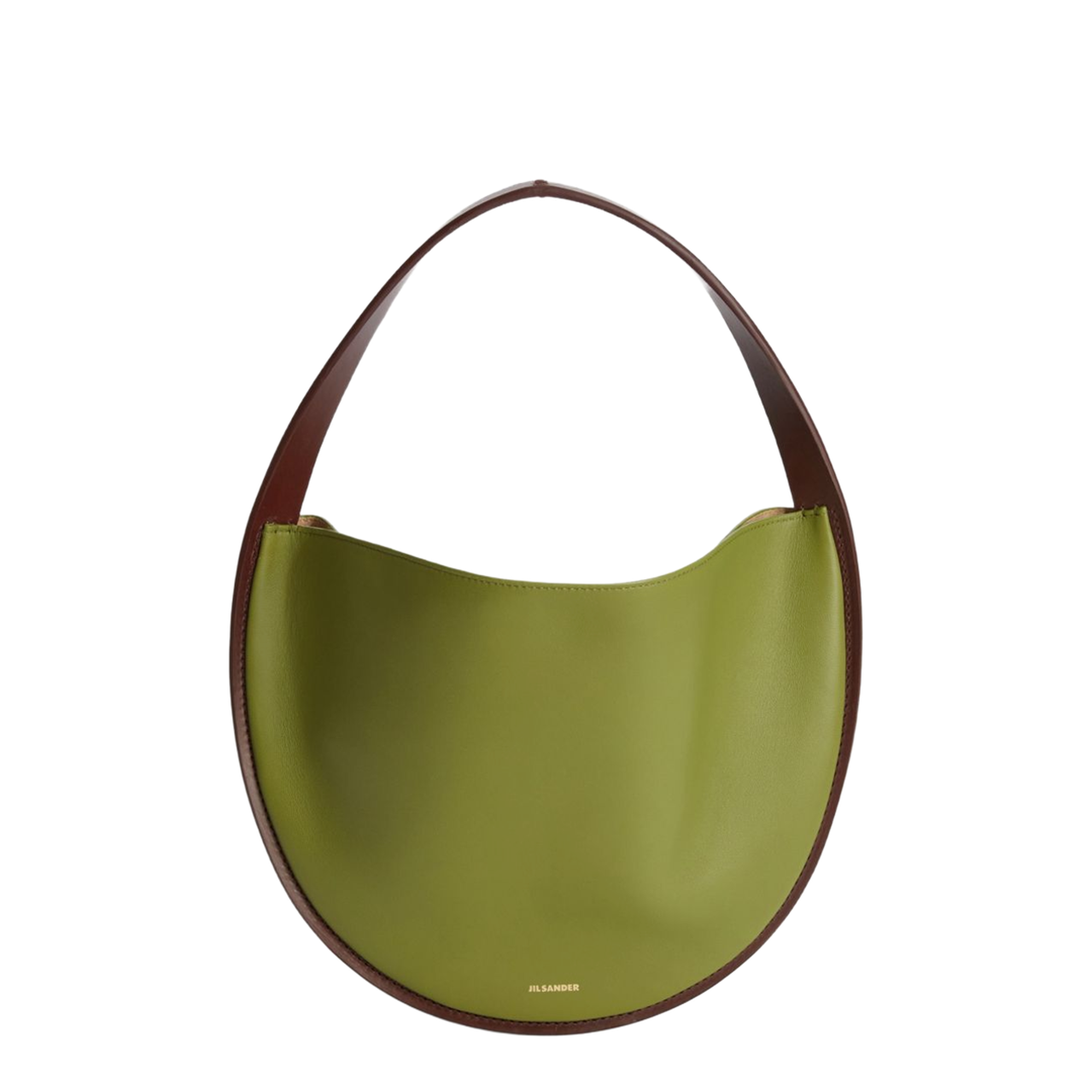 Pivot Leather Hobo Bag - Green - Image 1