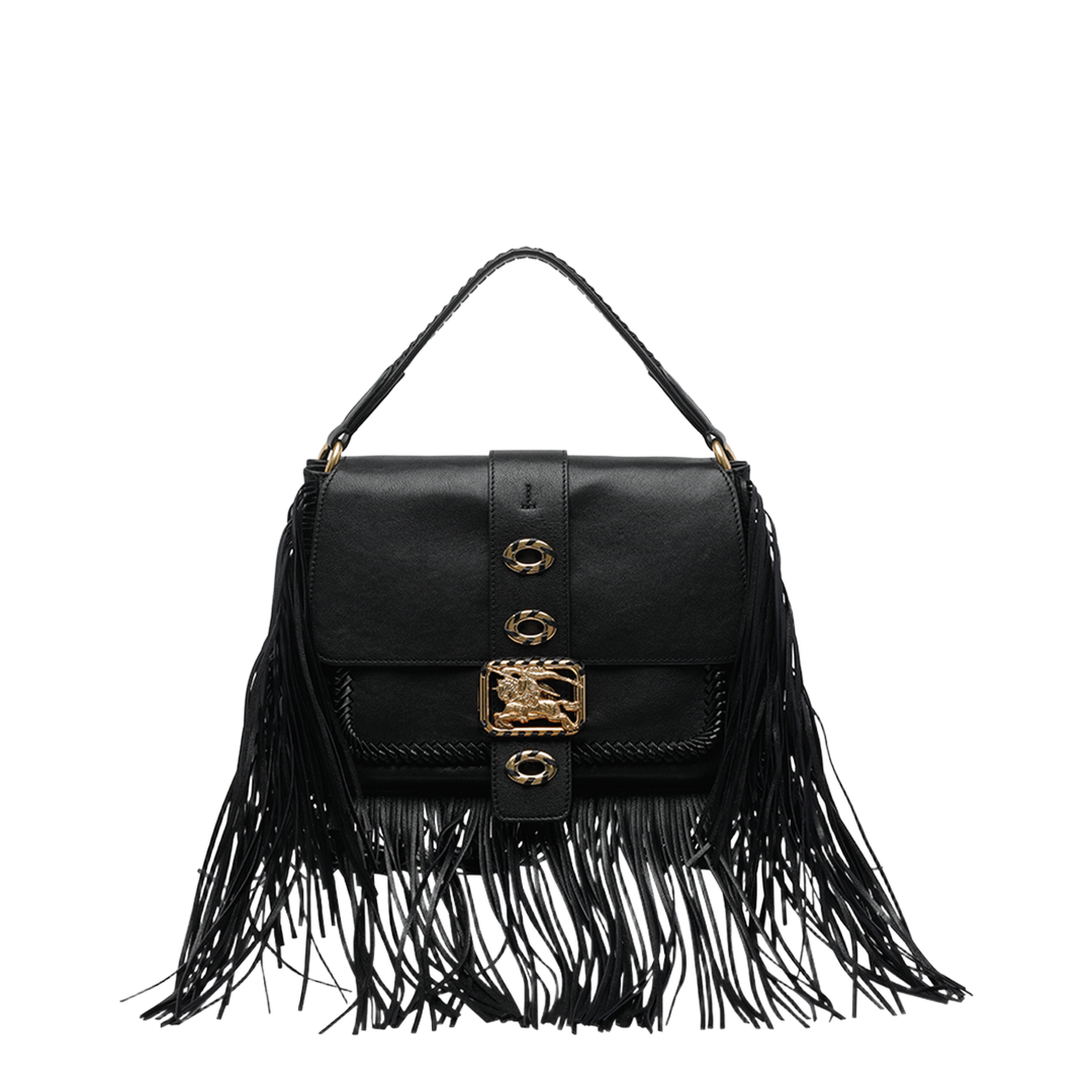 Rider Small Lamb Leather Handbag - Black - Image 1