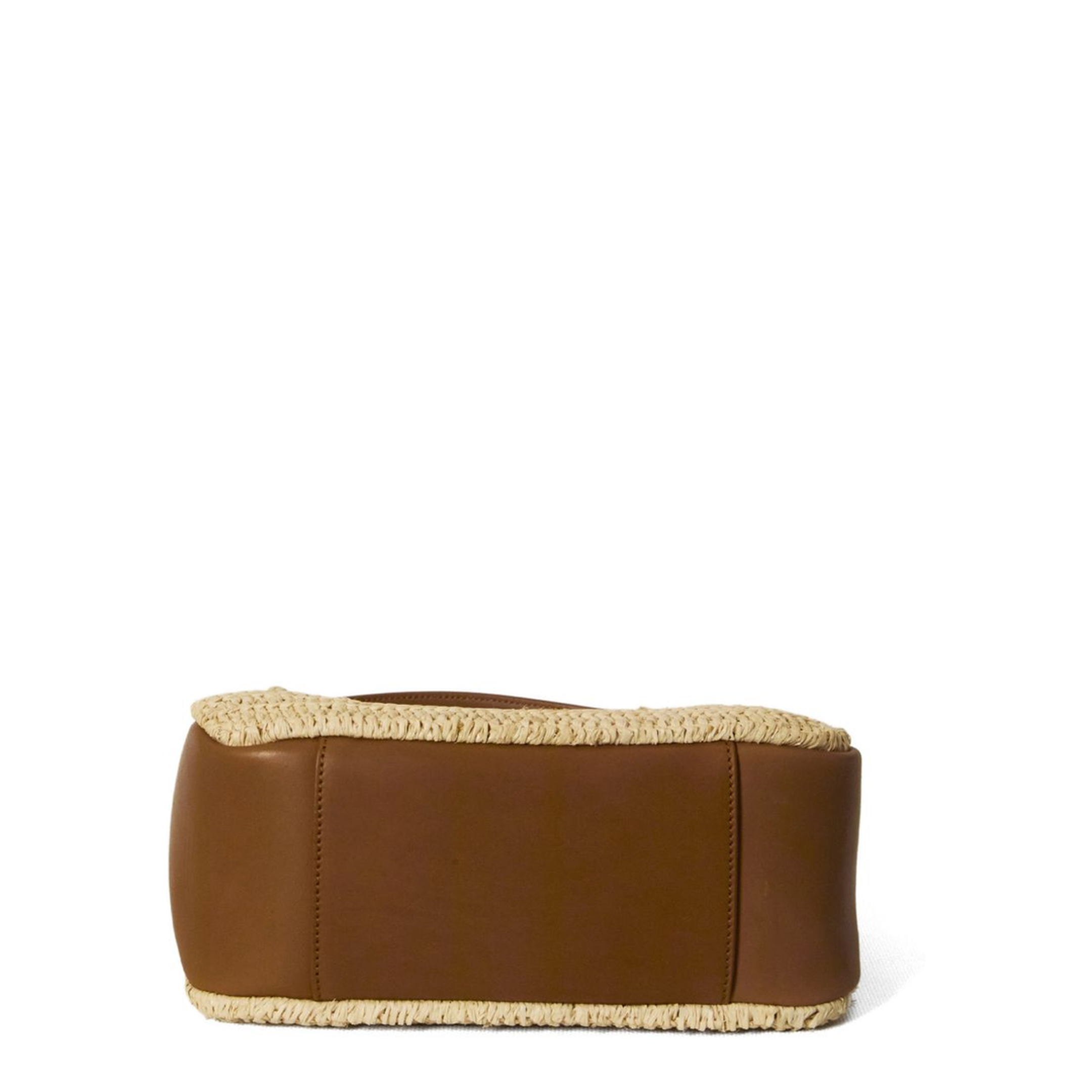 LE 5 À 7 Supple Small In Raffia And Leather - Image 3