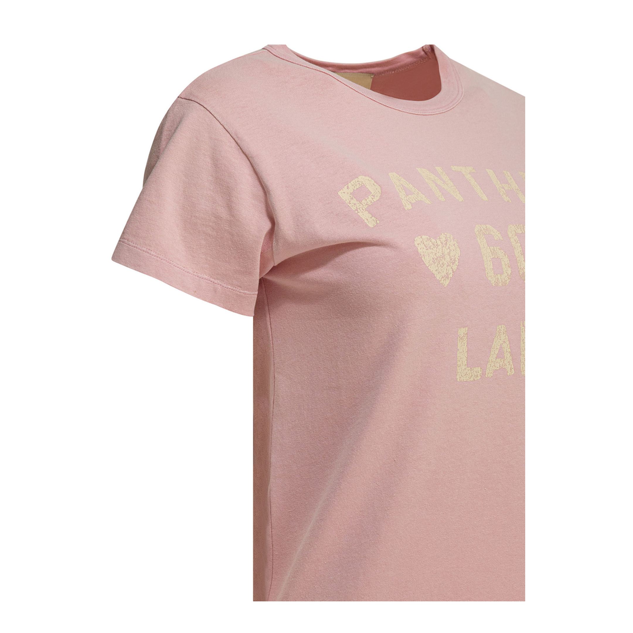 Printed Cotton T-Shirt Pink - Image 4