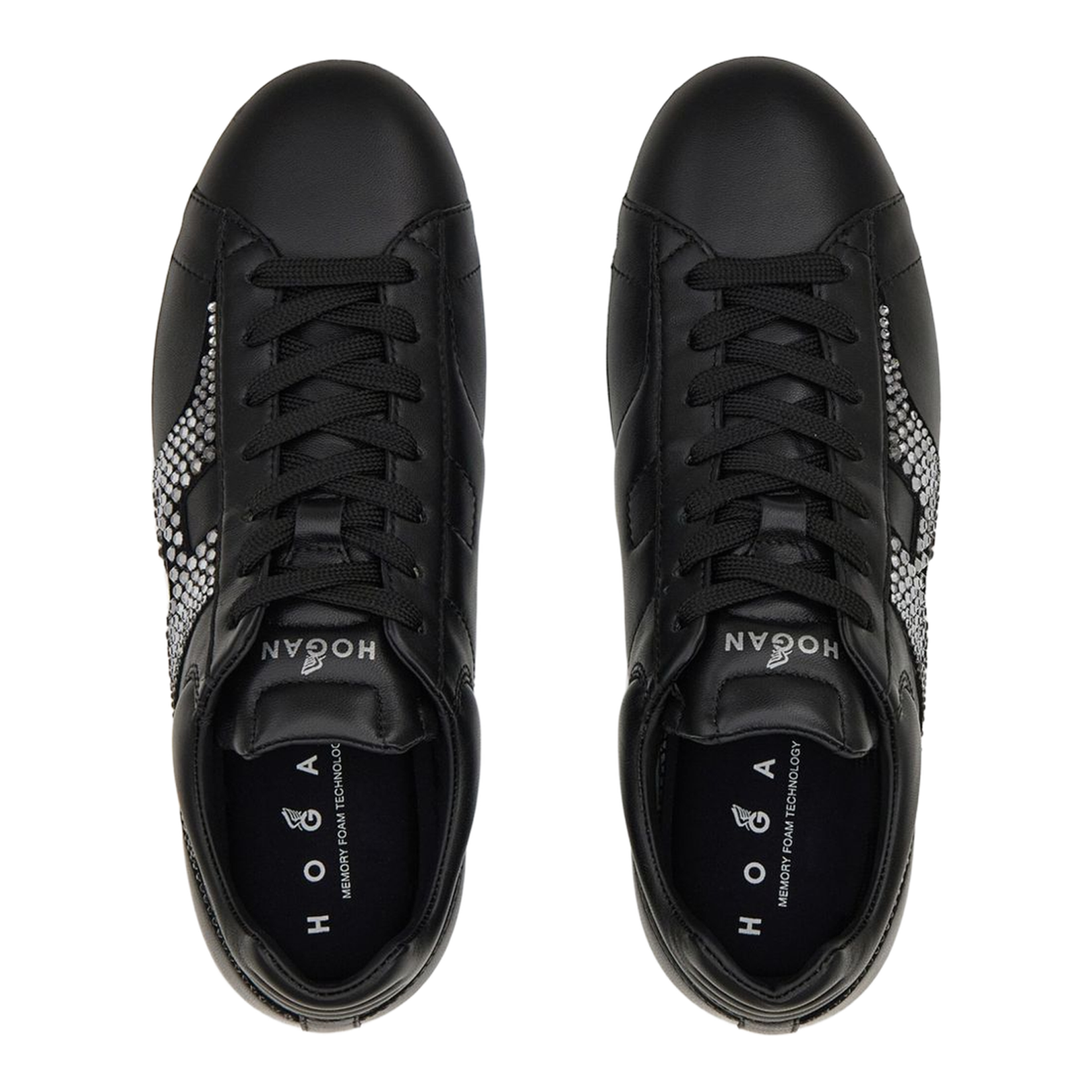 H-Stripes Sneakers Black Silver - Image 6