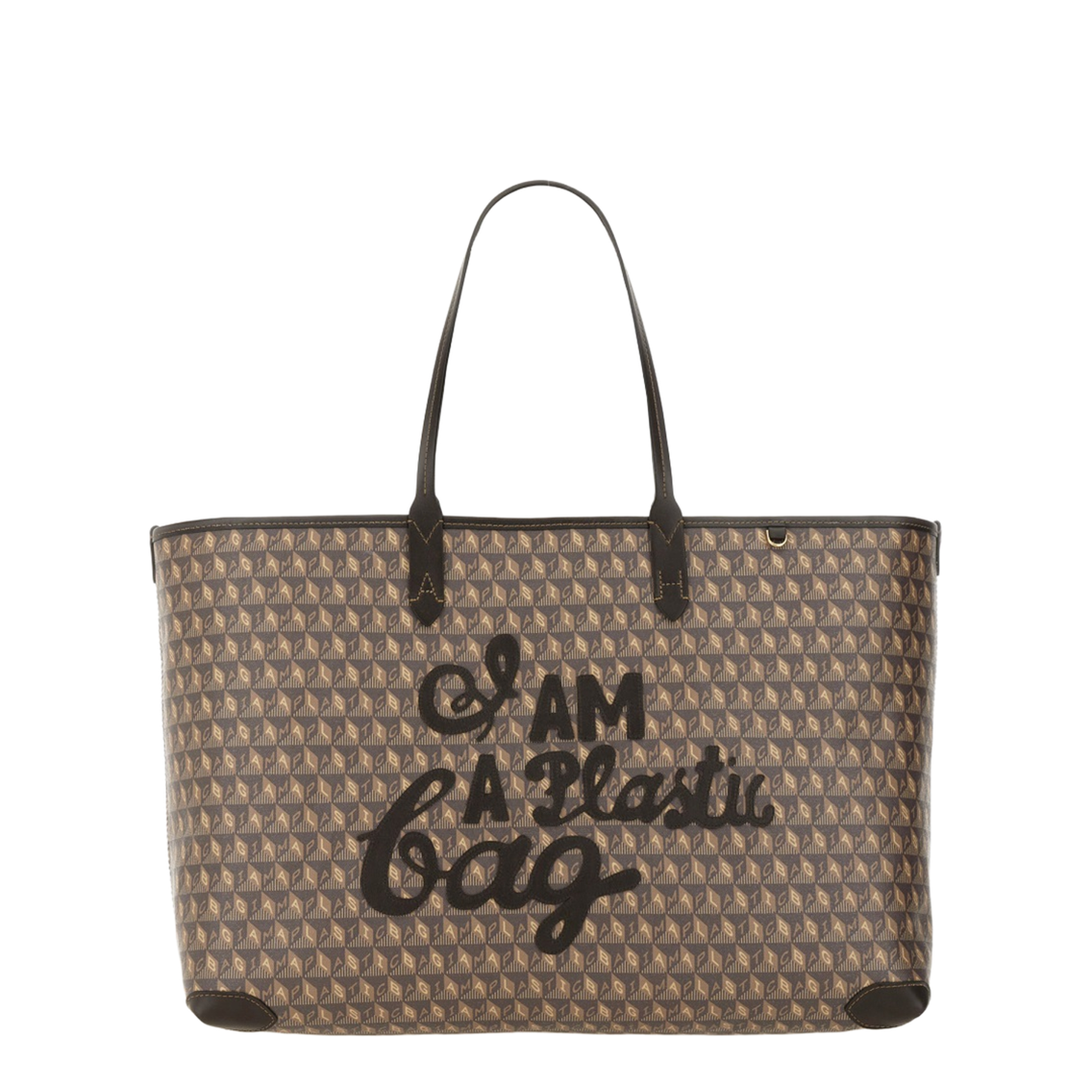 Patterned Top-Handle Shoulder Bag - Image 1