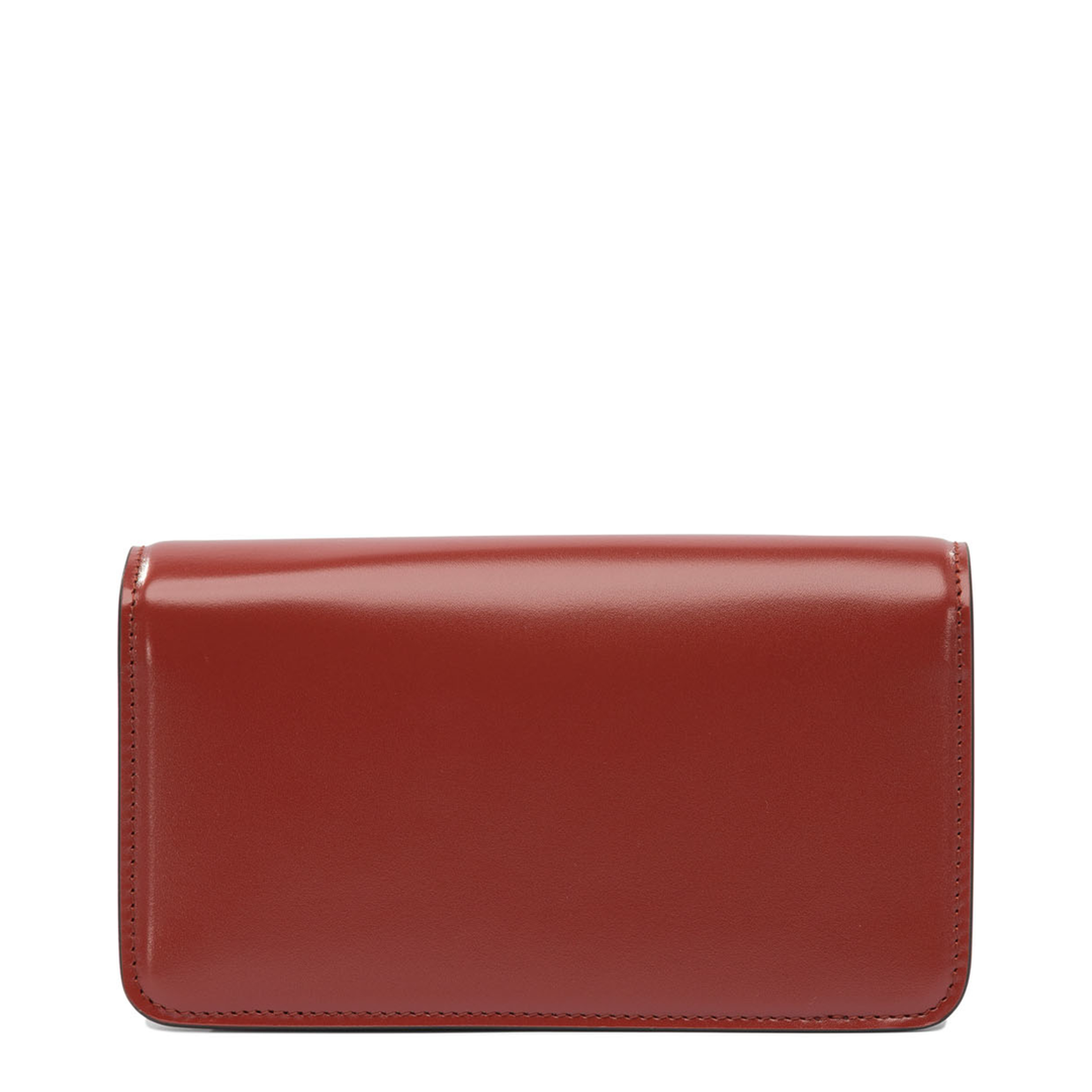 Red Foldover Top Crossbody Bag - Image 3