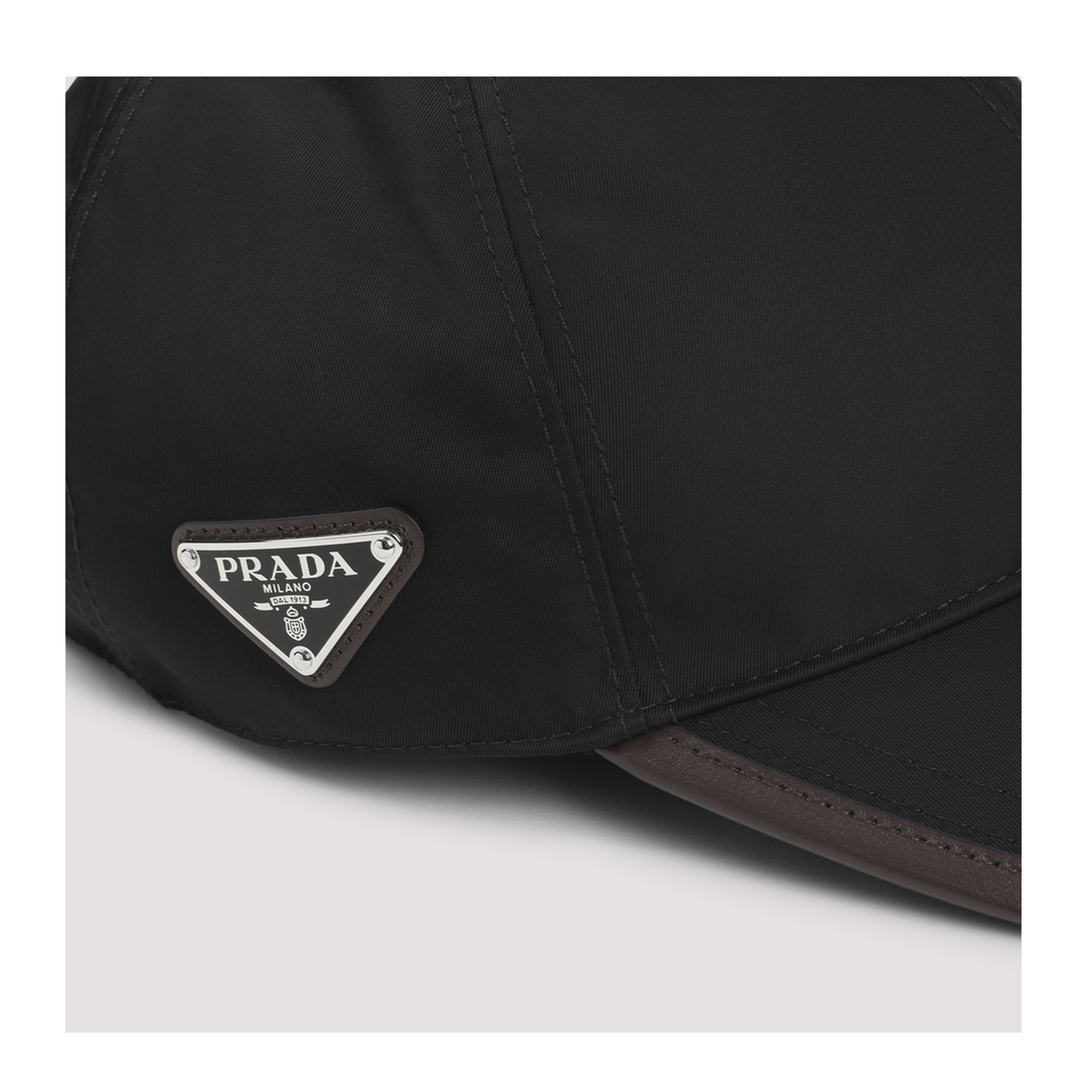 Black Re-Nylon Baseball Cap - Image 5