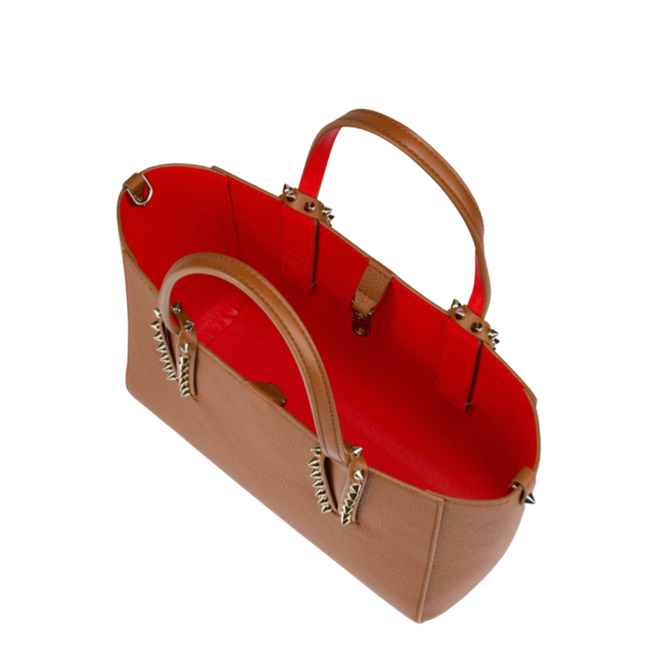 Cabata Mini Tote Bag Grained Calf Leather Cuoio - Image 3