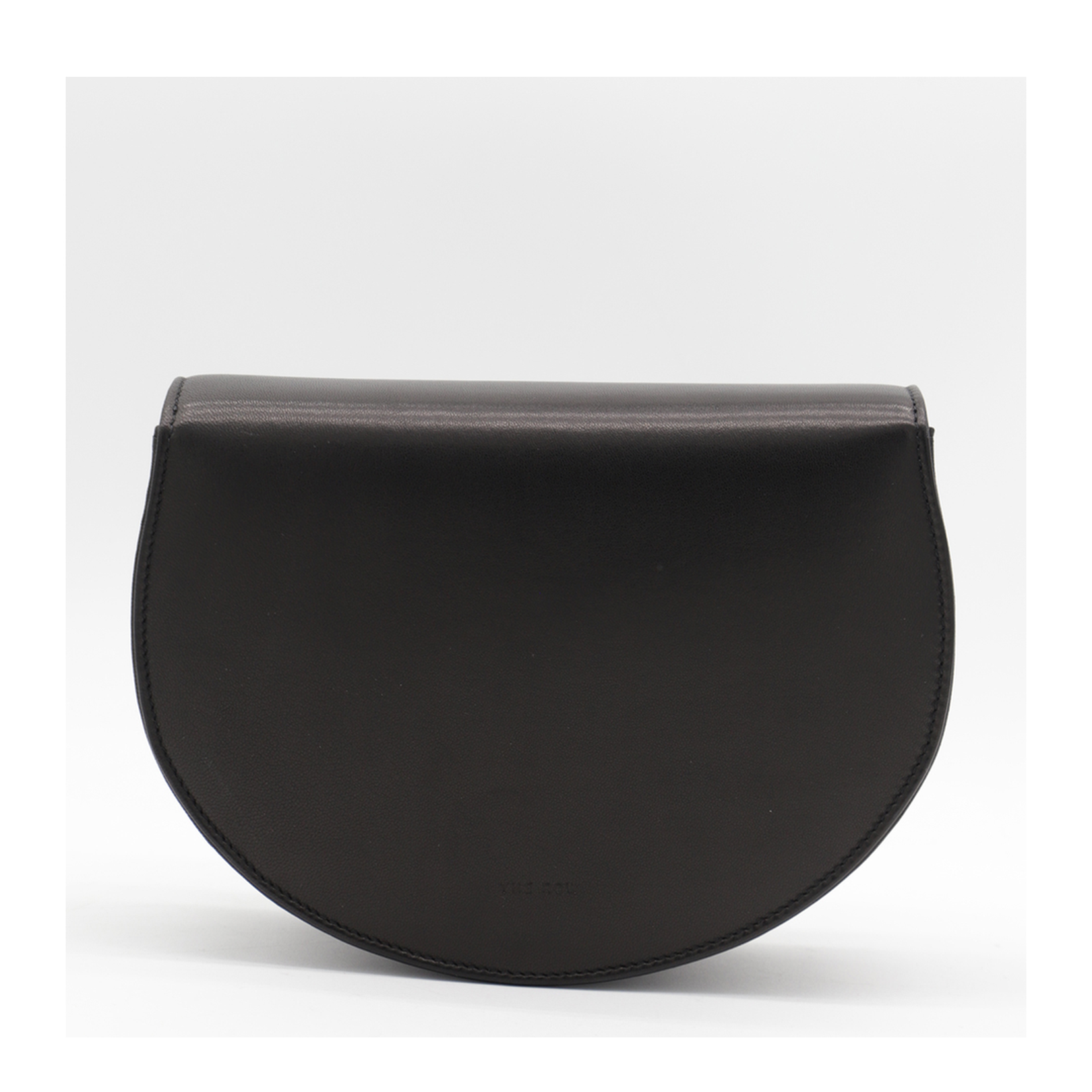 Lambskin Leather Shoulder Bag - Black - Image 2