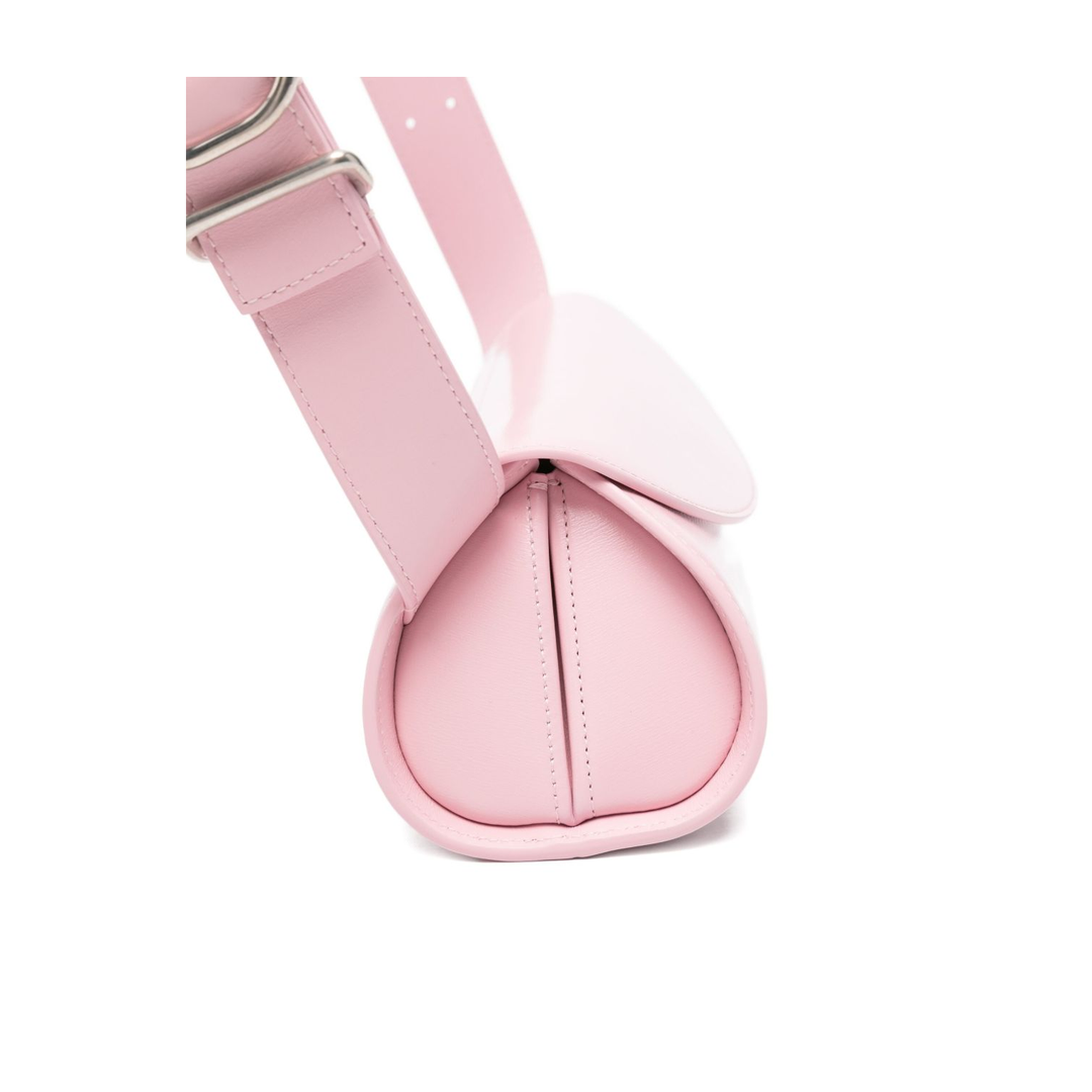Cannolo Small Calf Leather Shoulder Bag - Pink - Image 2