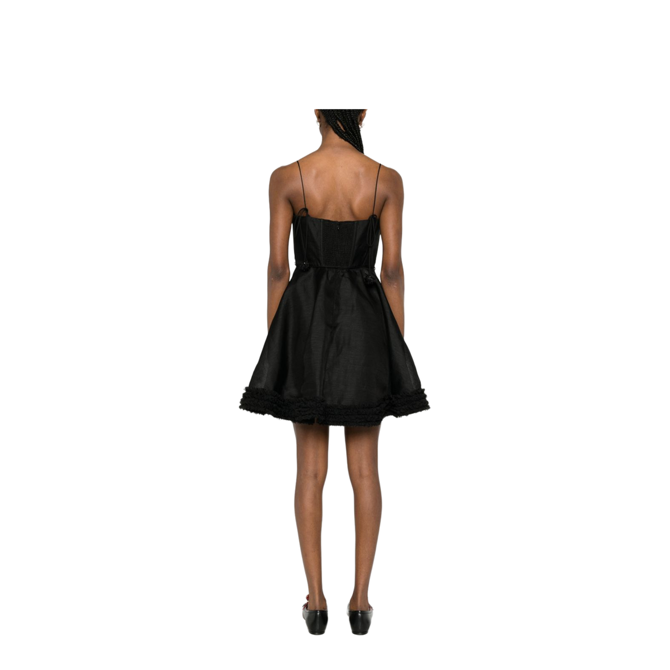 Luna Ruffle Mini Dress - Image 4