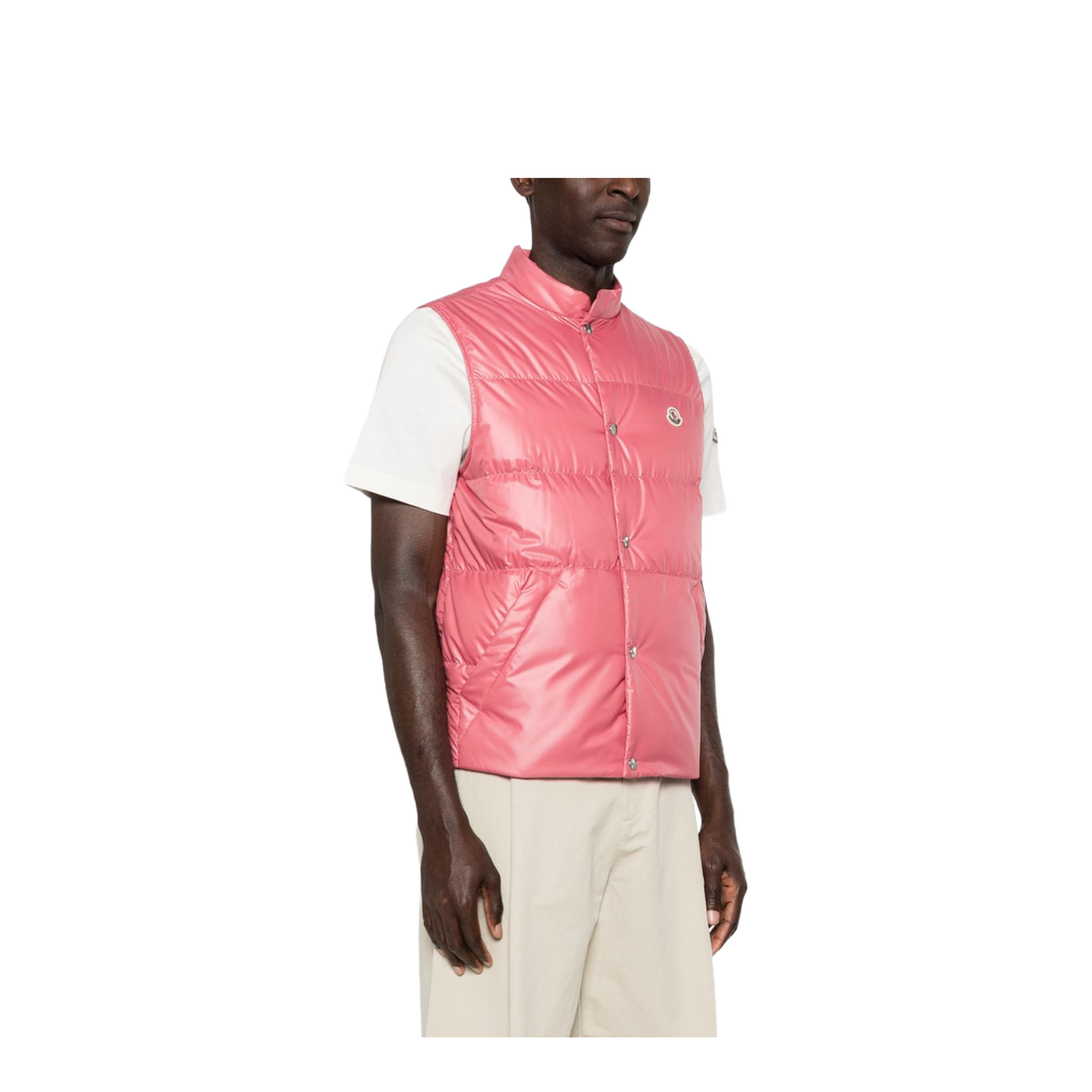 Bright Pink Restigo Down Gilet - Image 3