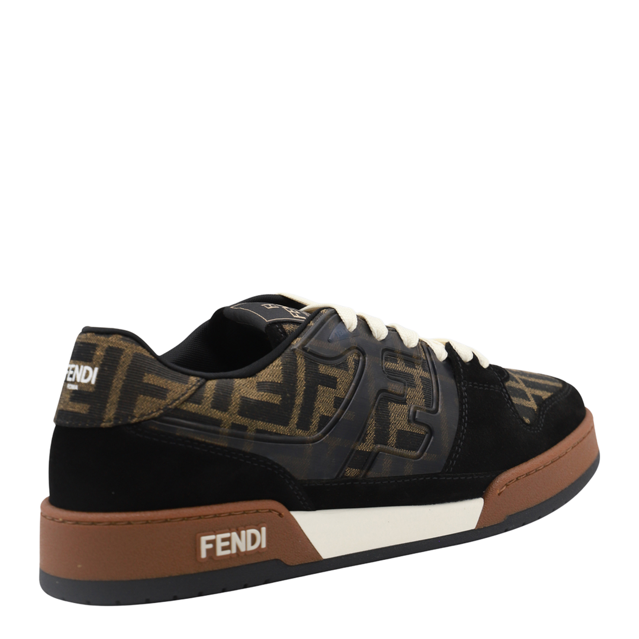 Match Sneaker in Black/Tabacco FF Jacquard - Image 4