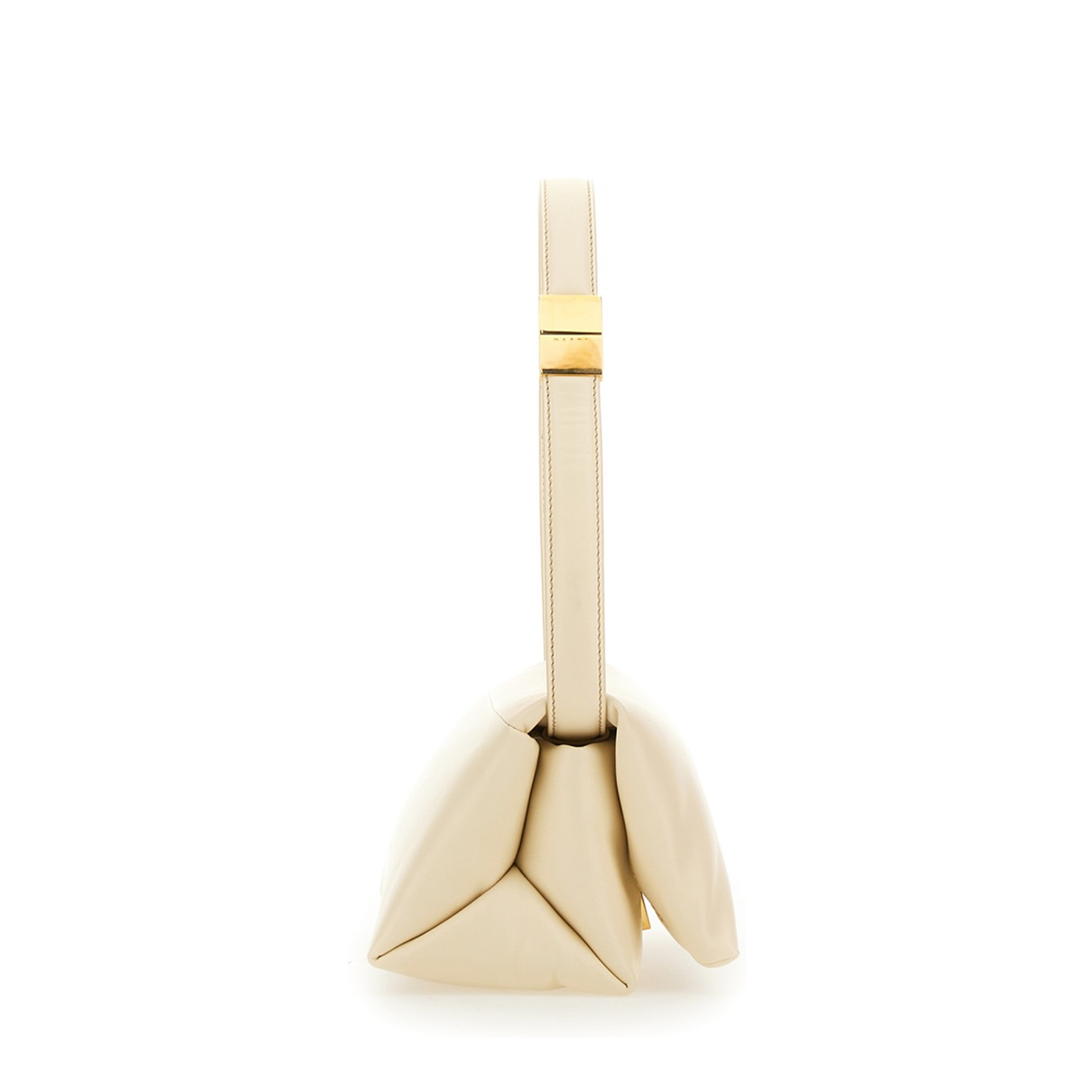 Prisma Small Calf Leather Shoulder Bag - Ivory - Image 5