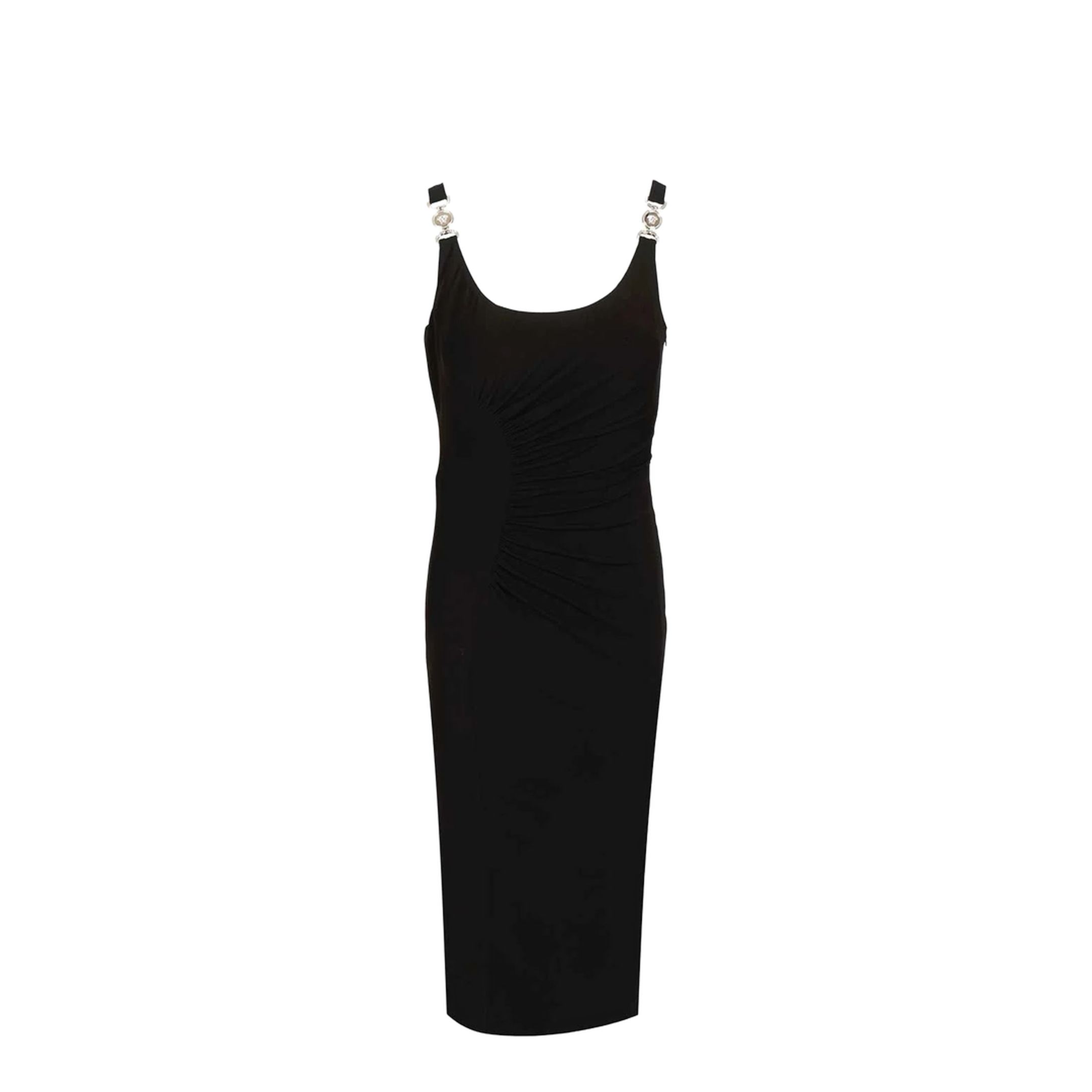 Draped Dress Black - Image 1
