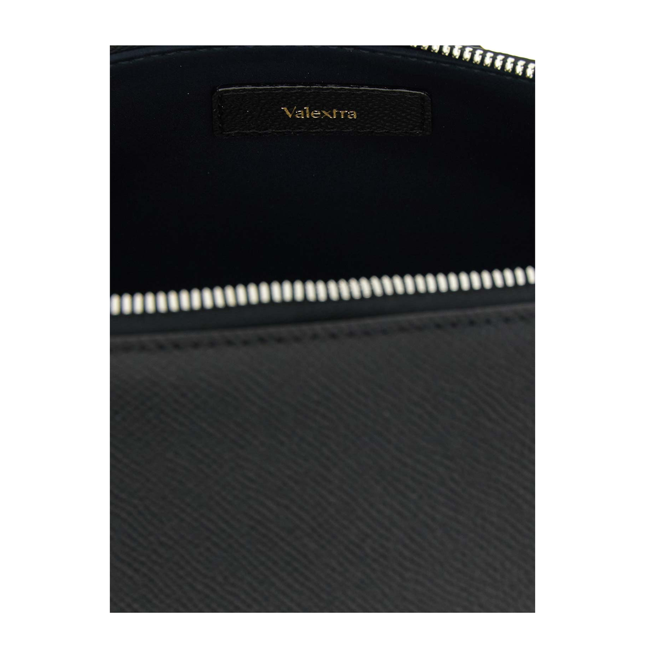 Valextra V-Line Crossbody Vanity Bag - Black - Image 4