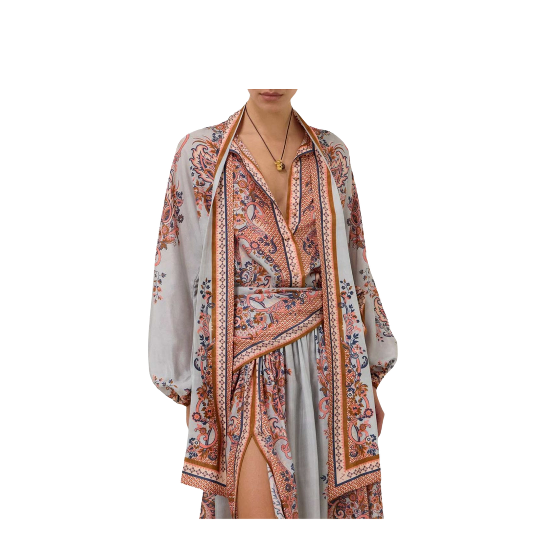 Aster Tie Neck Blouse - Image 2