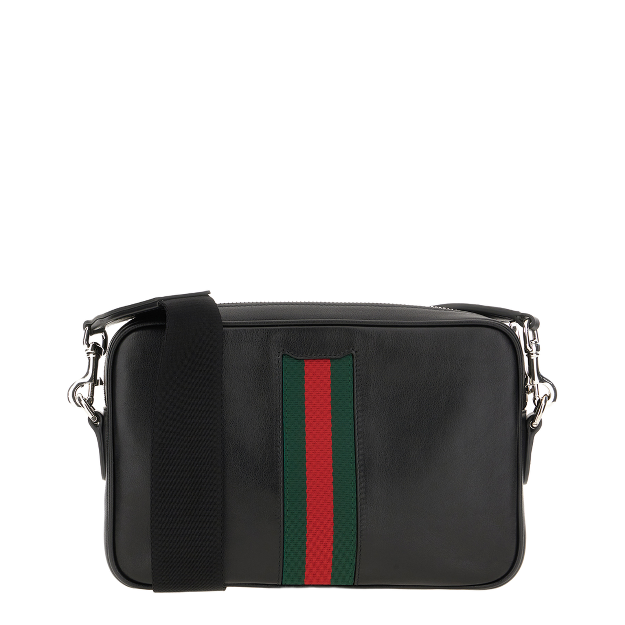 Web Trademark Small Crossbody Bag - Black - Image 3