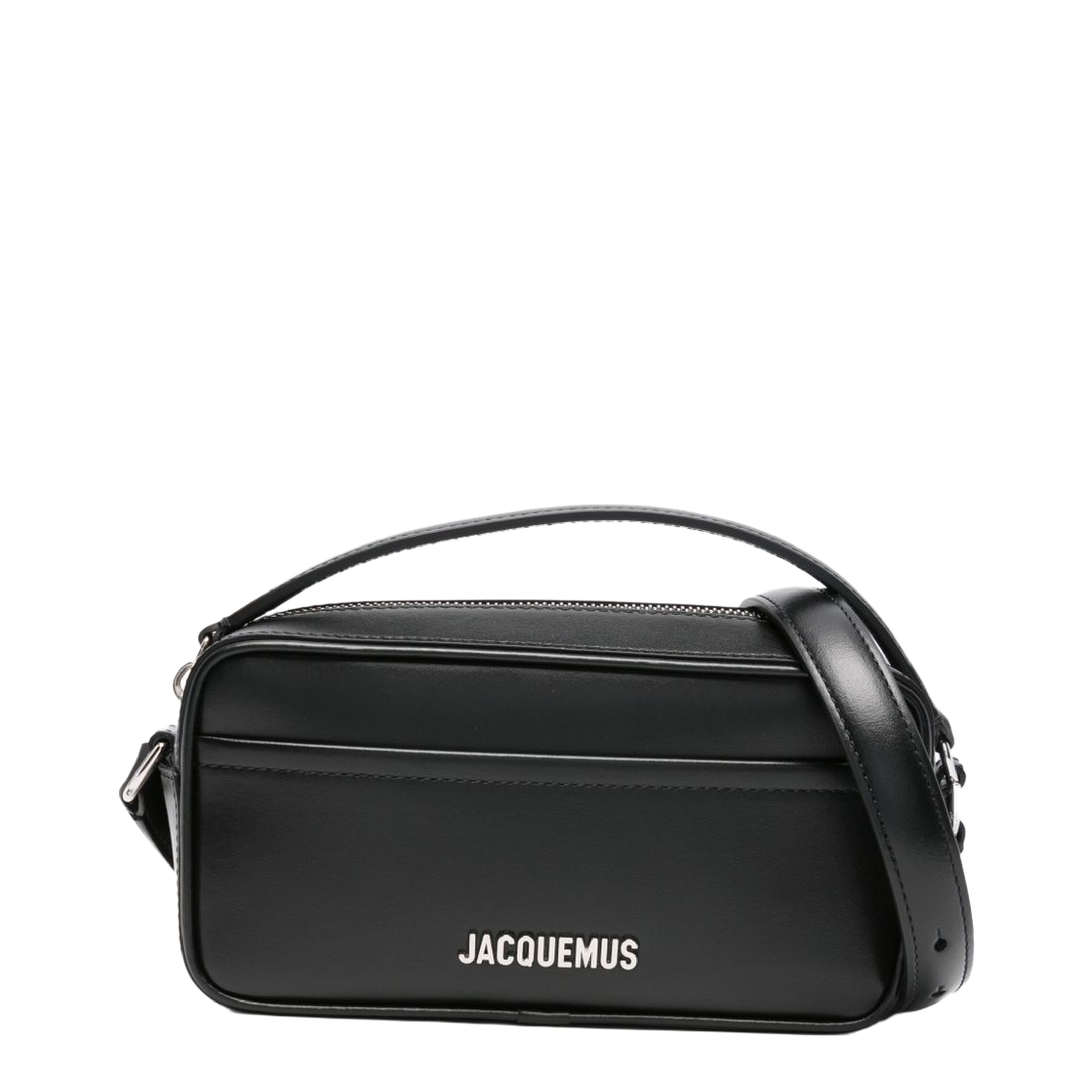 Le Baneto Leather Crossbody - Black - Image 1
