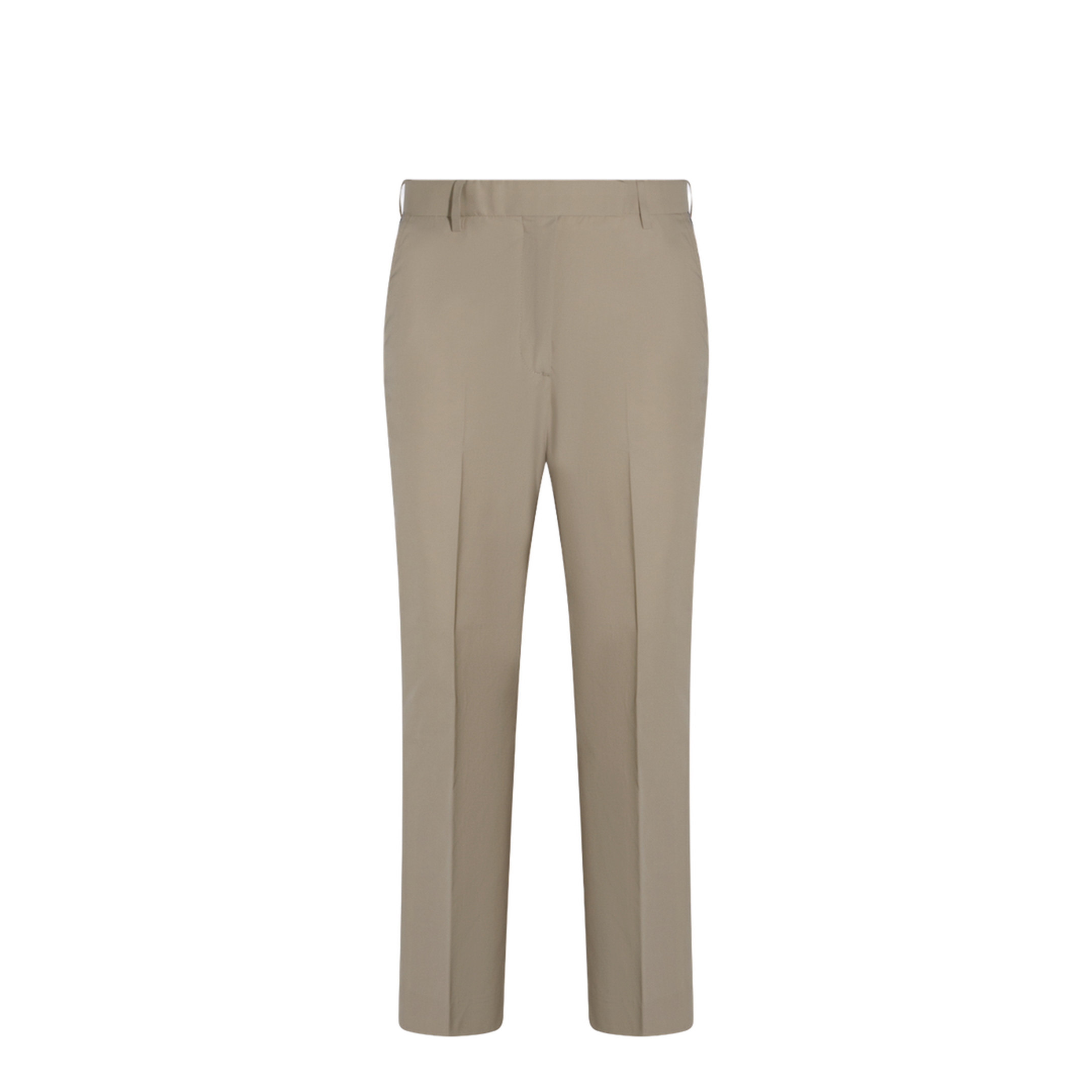 Relaxed Classic Beltloop Trouser With Gg Tape Details In Wrinkle Free Cotton Suiting - Image 2