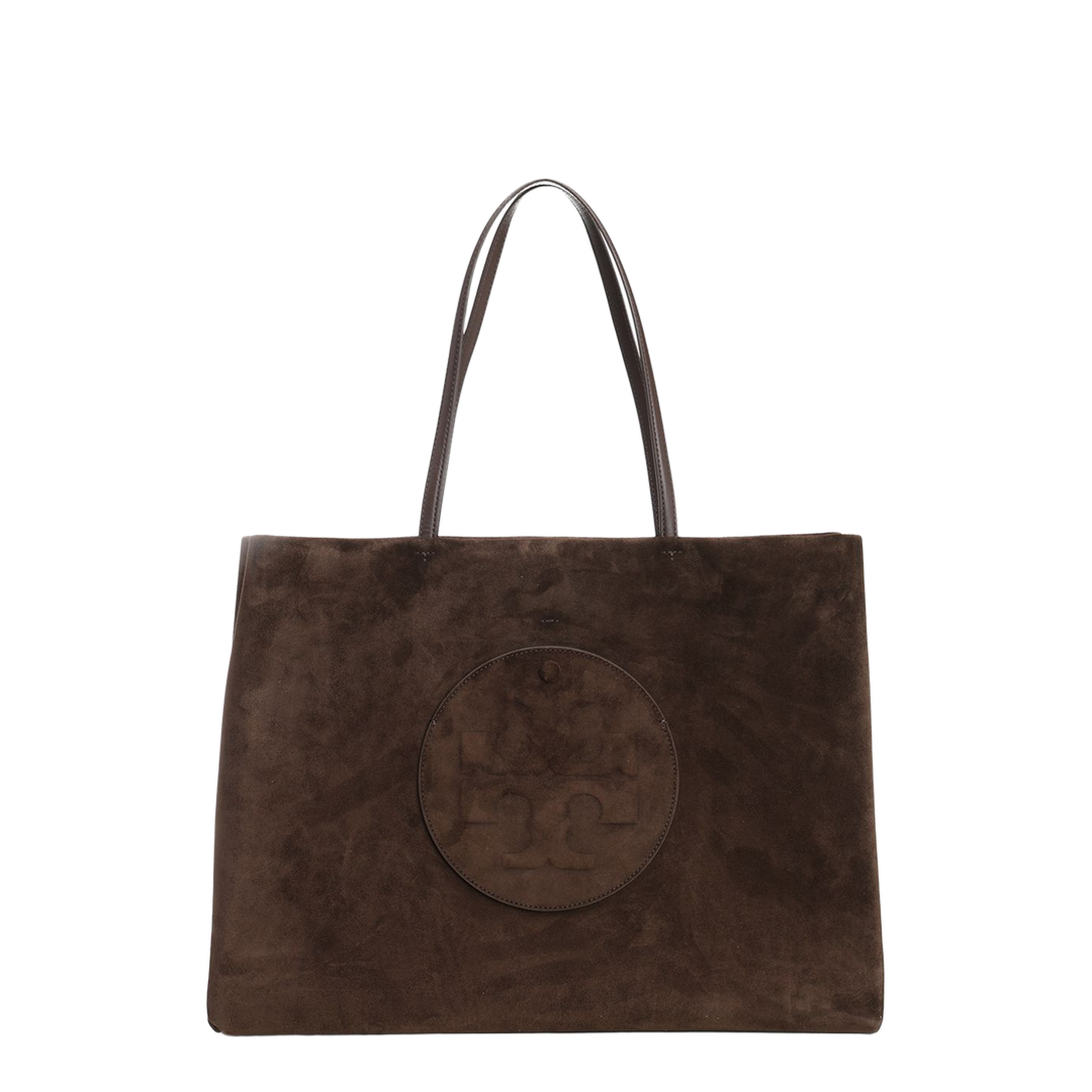 Ella Suede Tote Bag Brown - Image 5