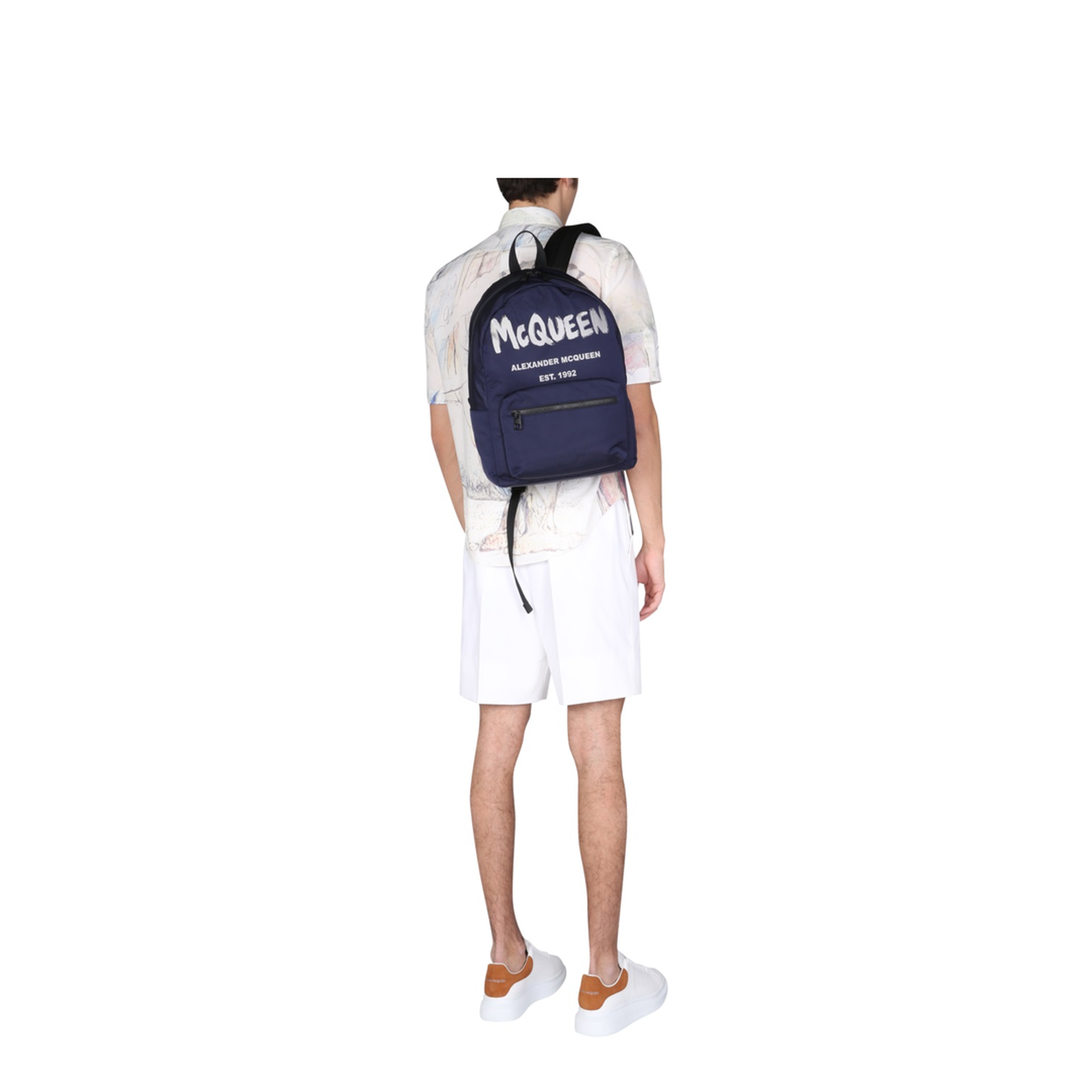 White Other Materials Shorts - Image 2