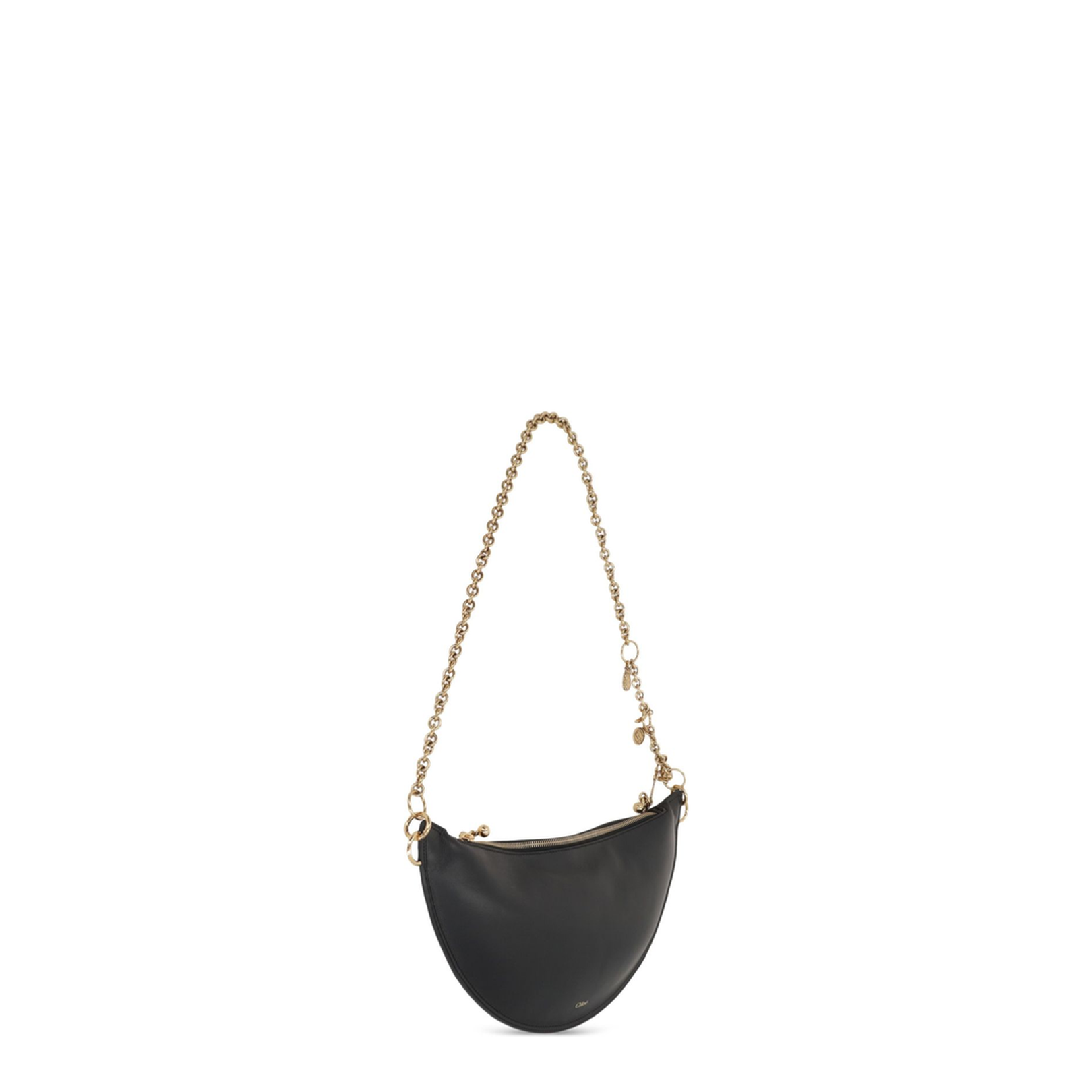 Icons Nappa Lambskin Shoulder Bag - Black - Image 3