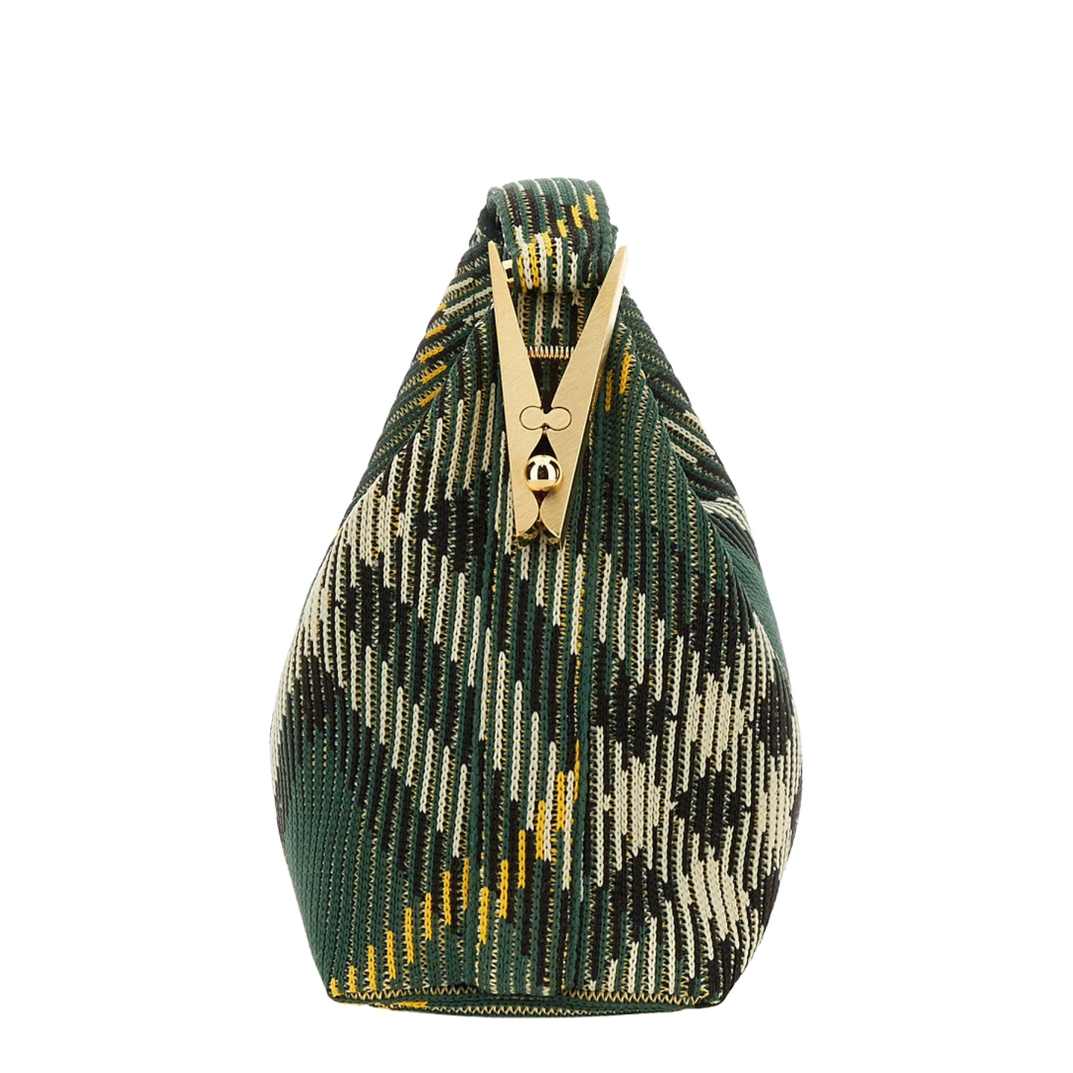 Peg Mini Polyamide Shoulder Bag - Green - Image 4