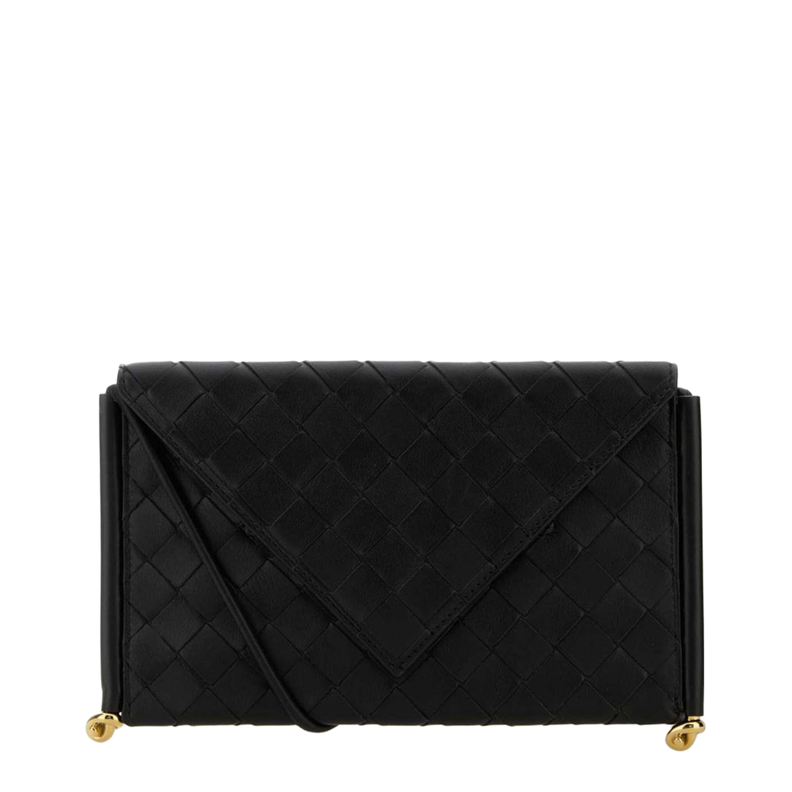Solstice Small Leather Clutch Bags - Black - Image 1