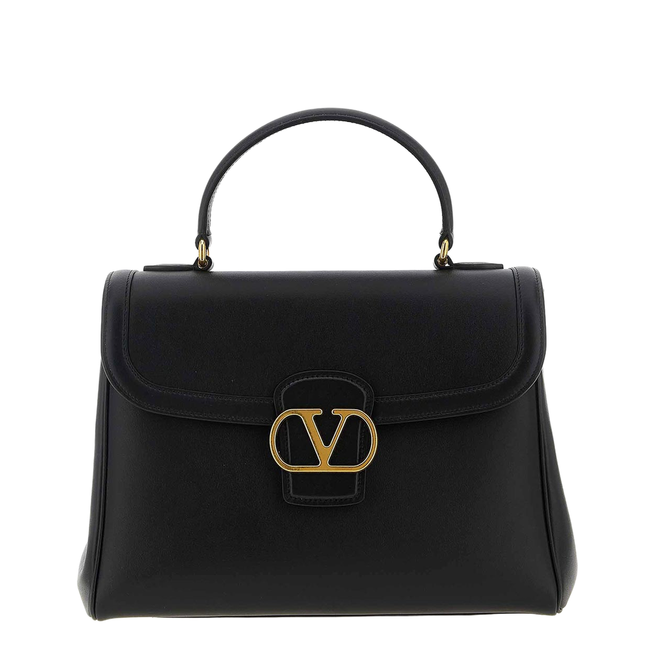 9TO5 Calfskin Top-Handle Bag - Nero - Image 1