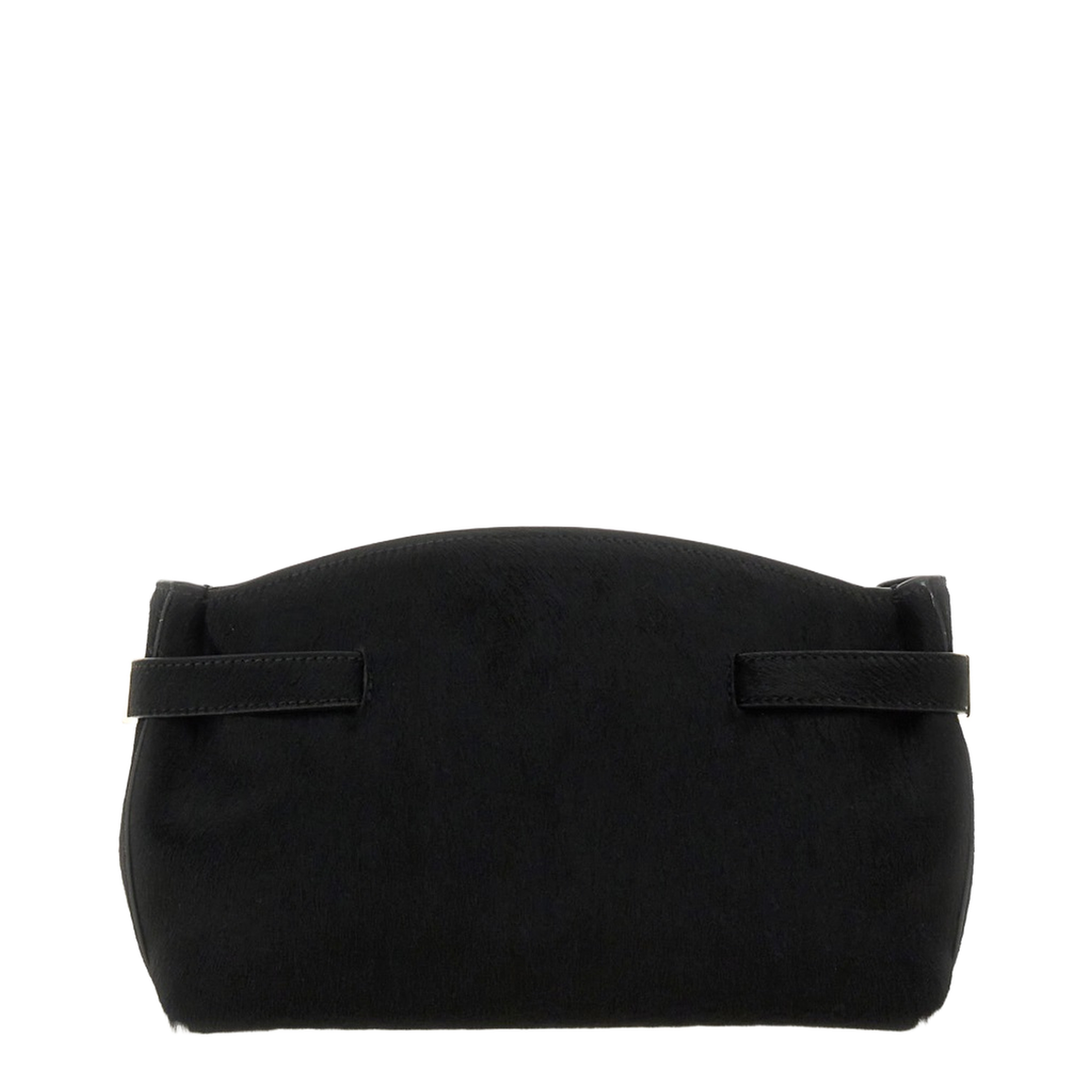 Hug Soft Medium Hair Calf Clutch - Black - Image 3