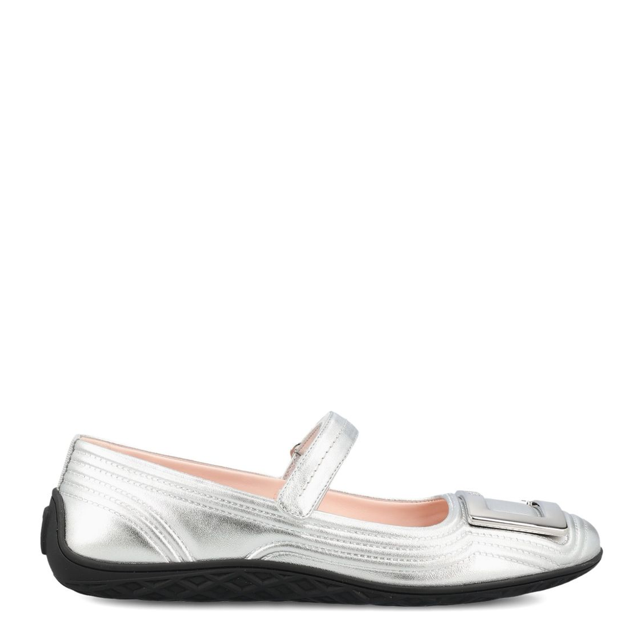 Flat Shoes Silver - Image 1