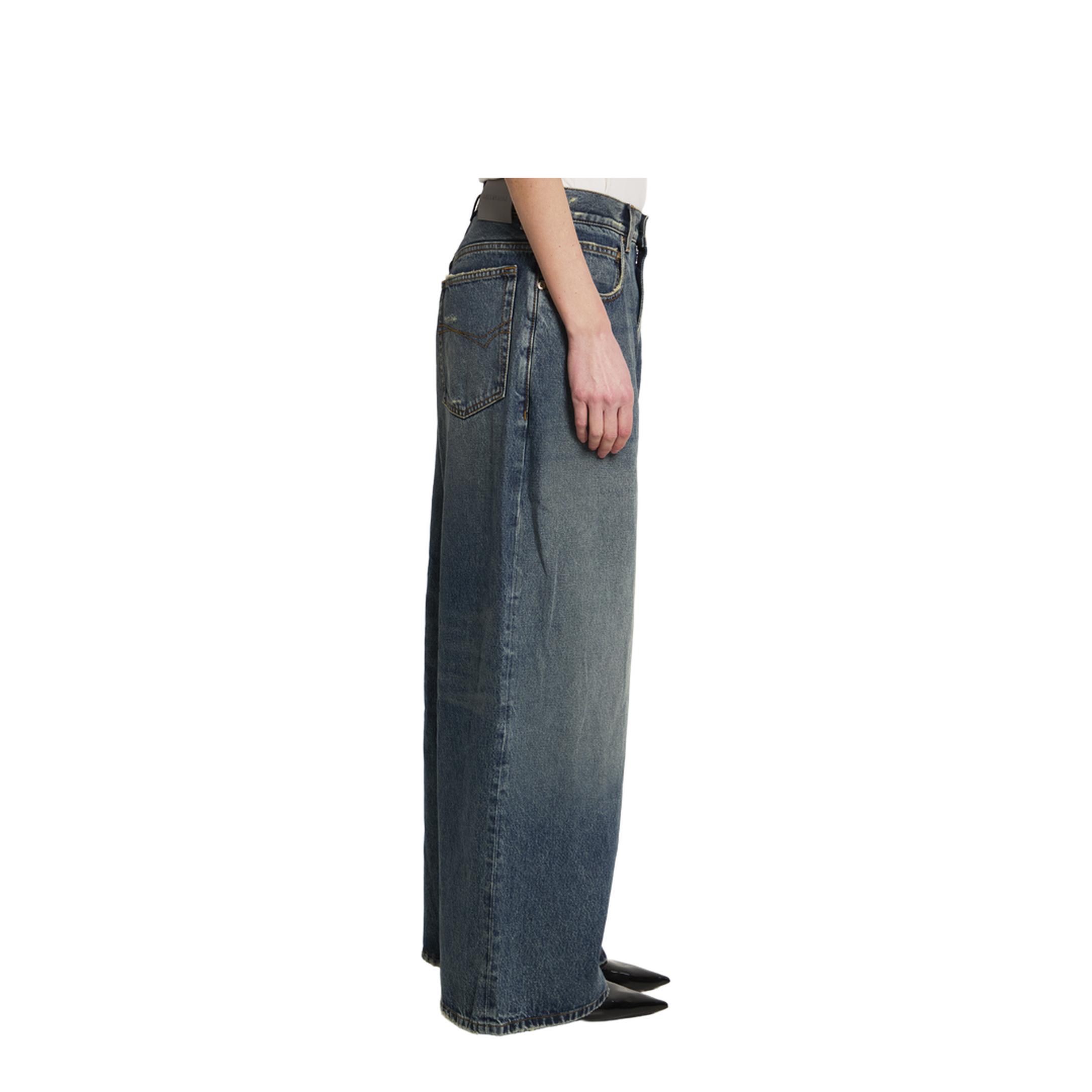 Low-rise baggy jeans - Image 3