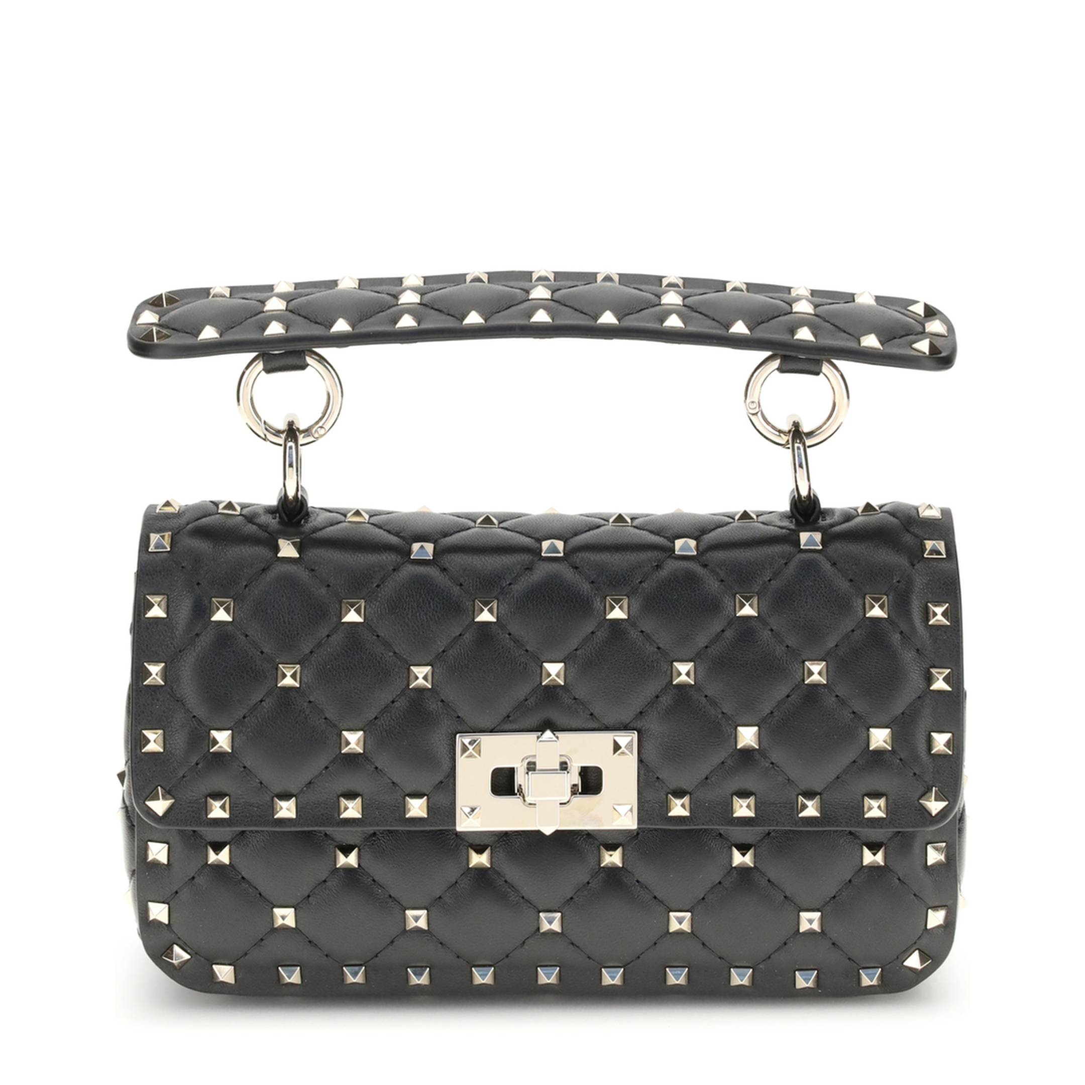 Rockstud Spike Mini Top Handle Bag - Image 1