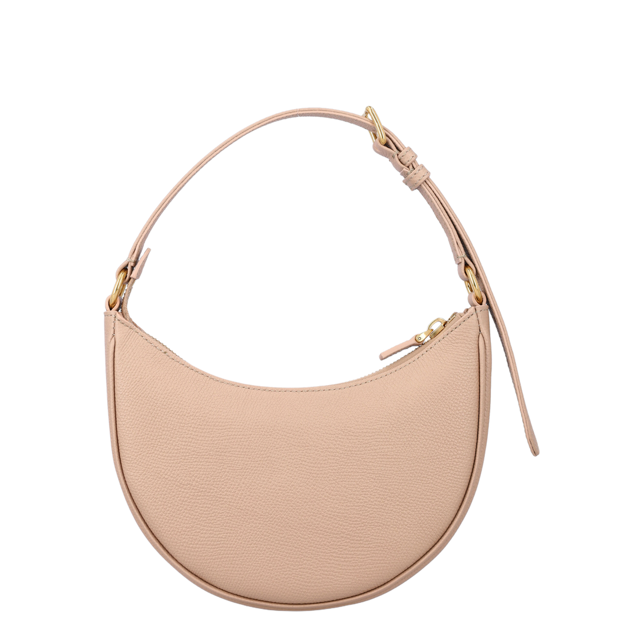 VLogo Mini Leather Hobo Bag - Rose Sand - Image 3