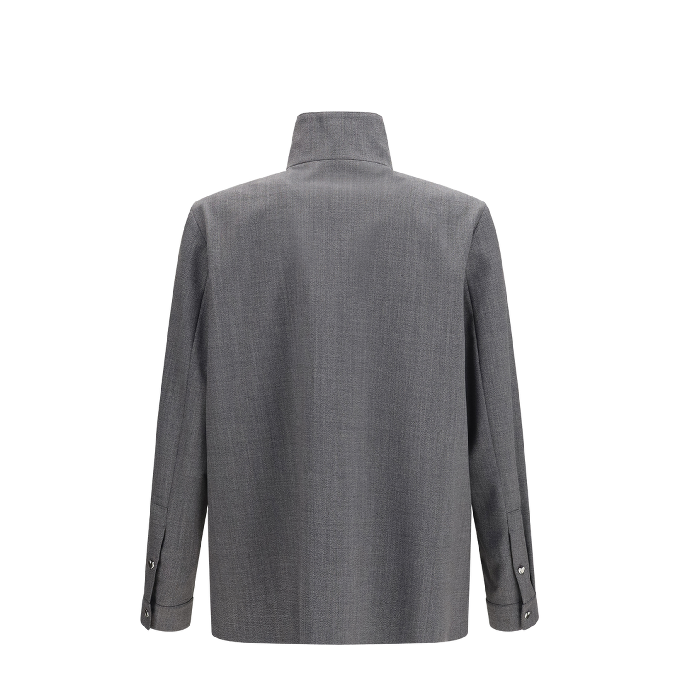 Mouliné Wool Shirt Jacket - Image 2