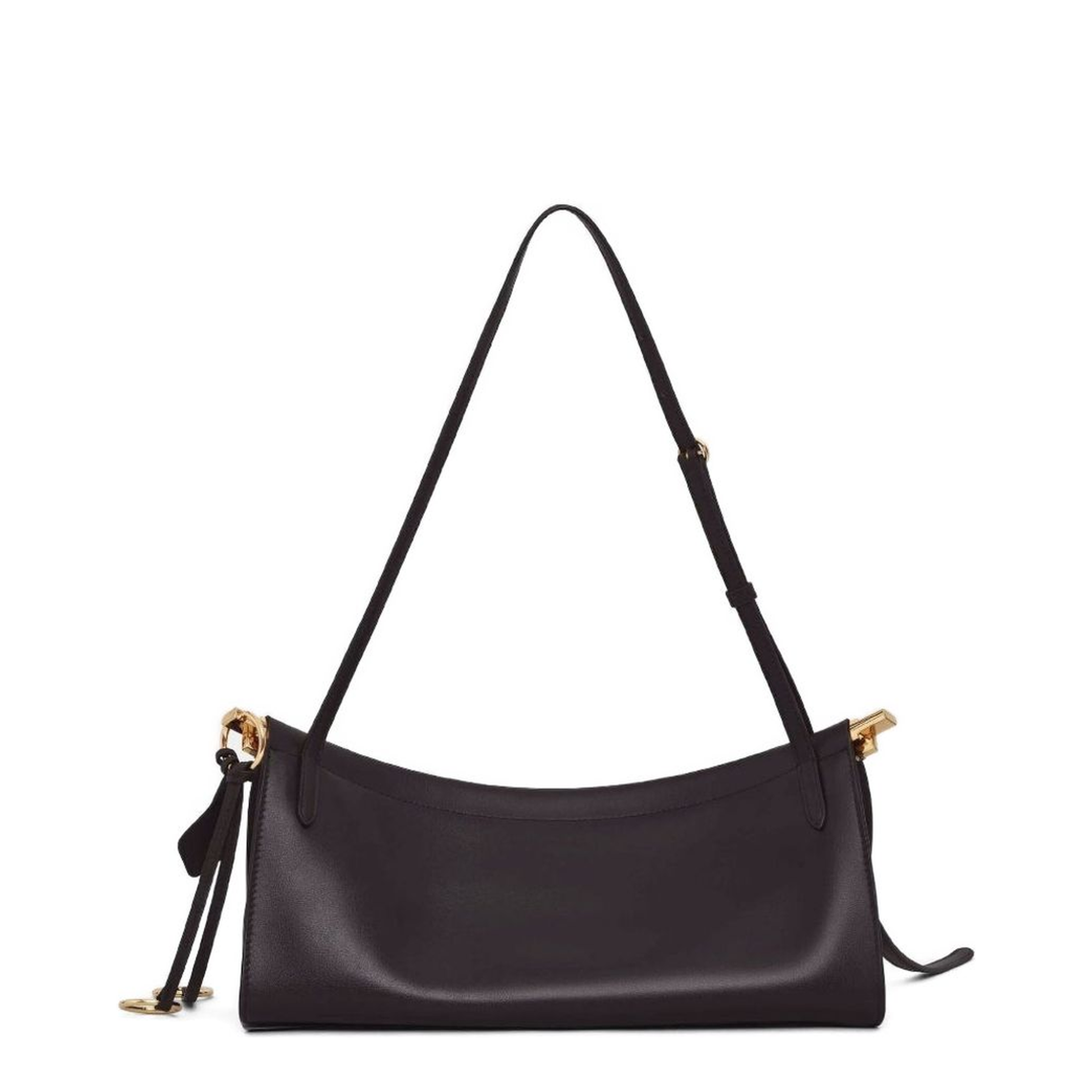 Le Click Medium Calfskin Shoulder Bag - Marron Foncé (Dark Brown) - Image 3
