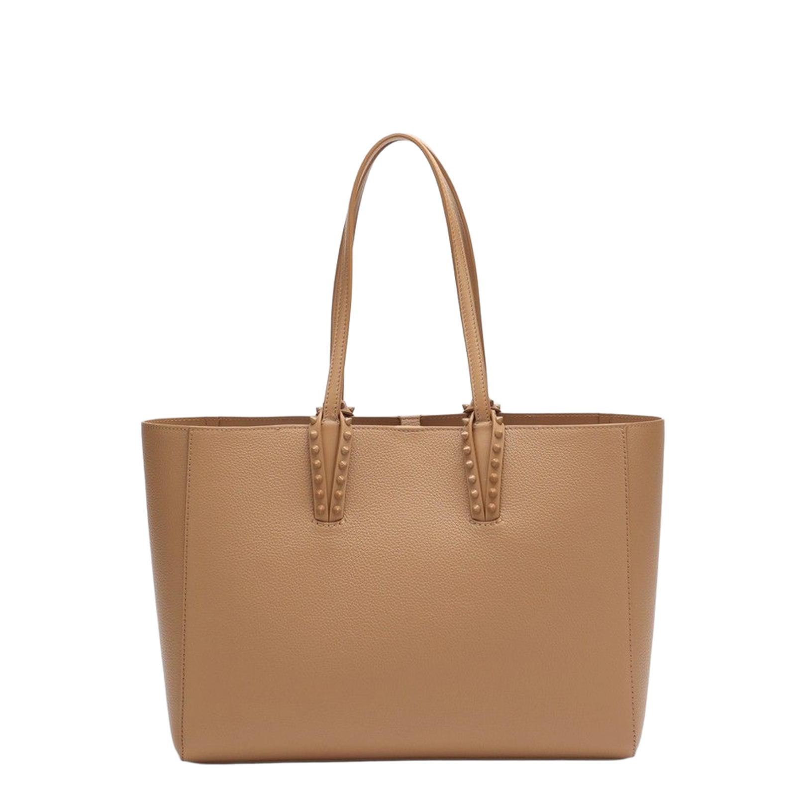 Beige Leather Cabata Small Tote Bag - Image 1