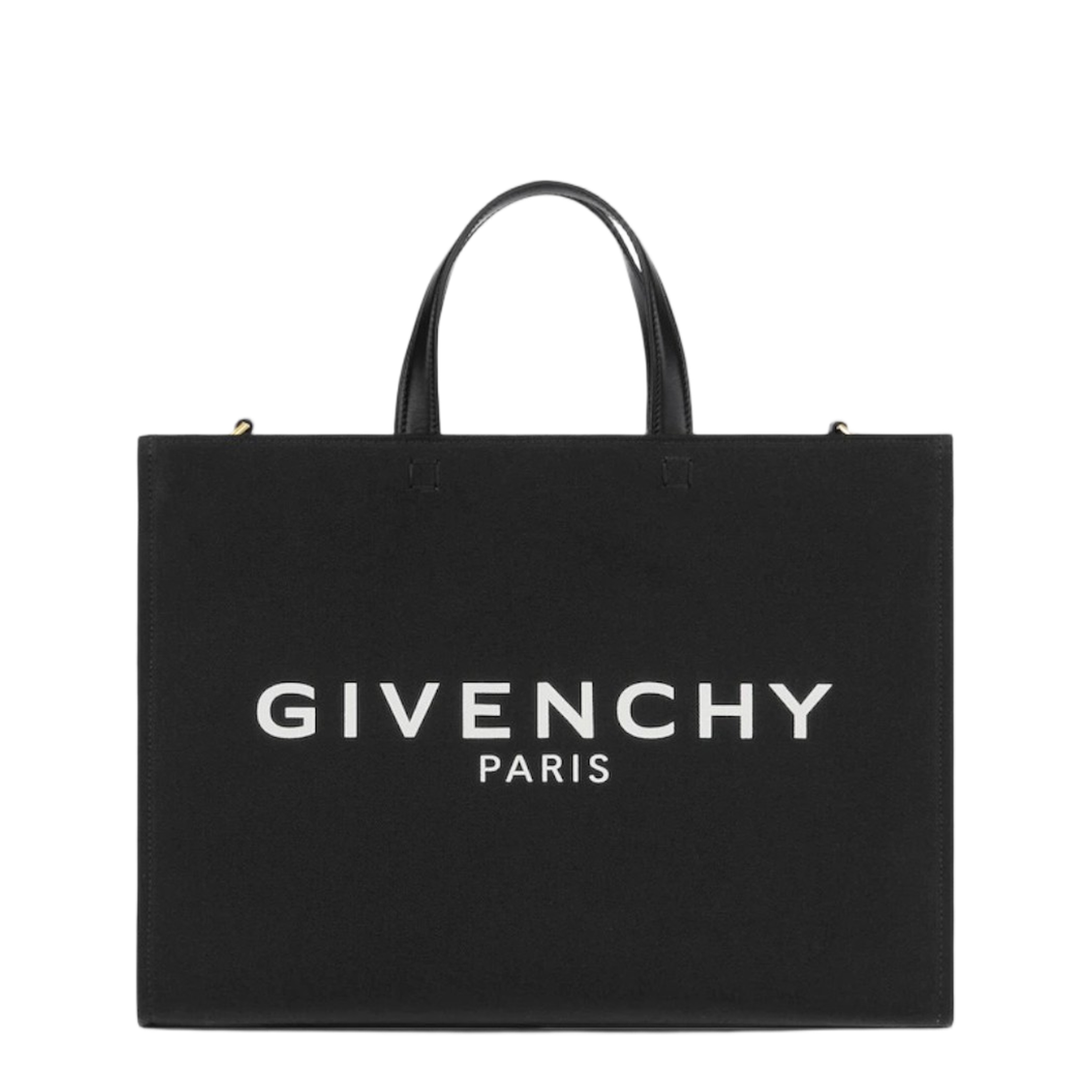G-Tote Medium Canvas Shopping Bag - Black - Image 4