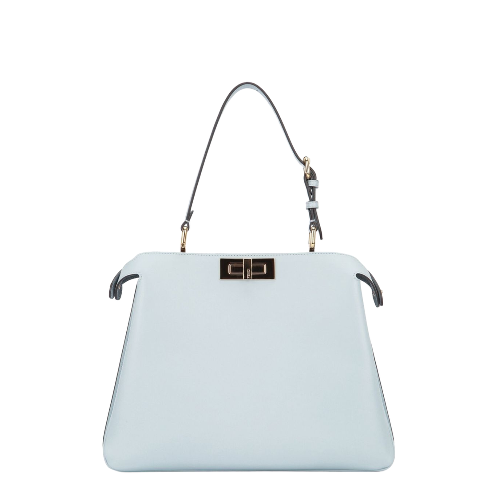 Peekaboo Soft Medium Cuoio Romano Leather Blue - Image 3