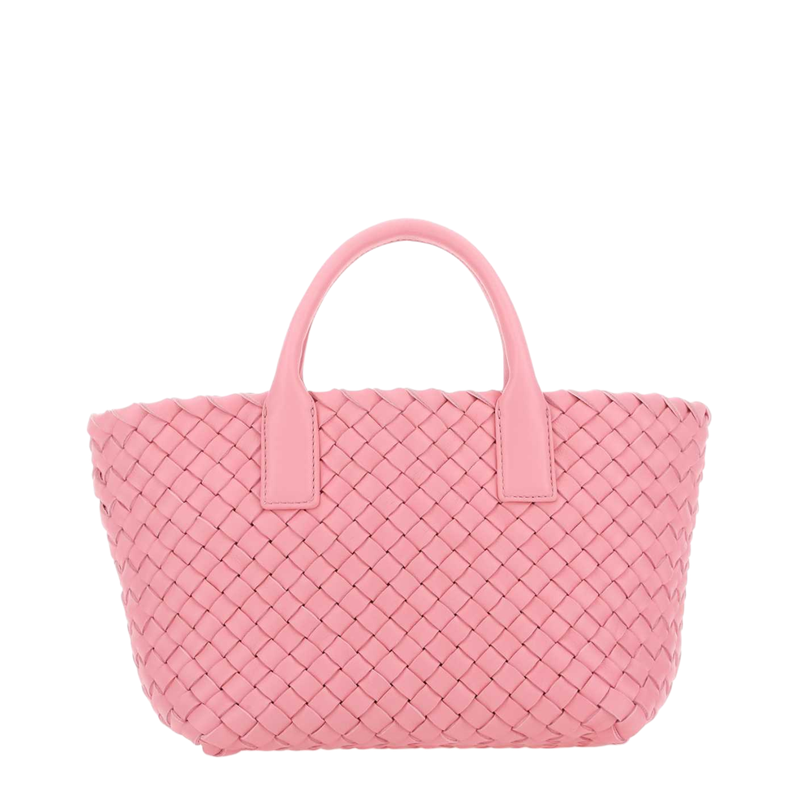 Cabat Mini Leather Handbags - Pink - Image 1
