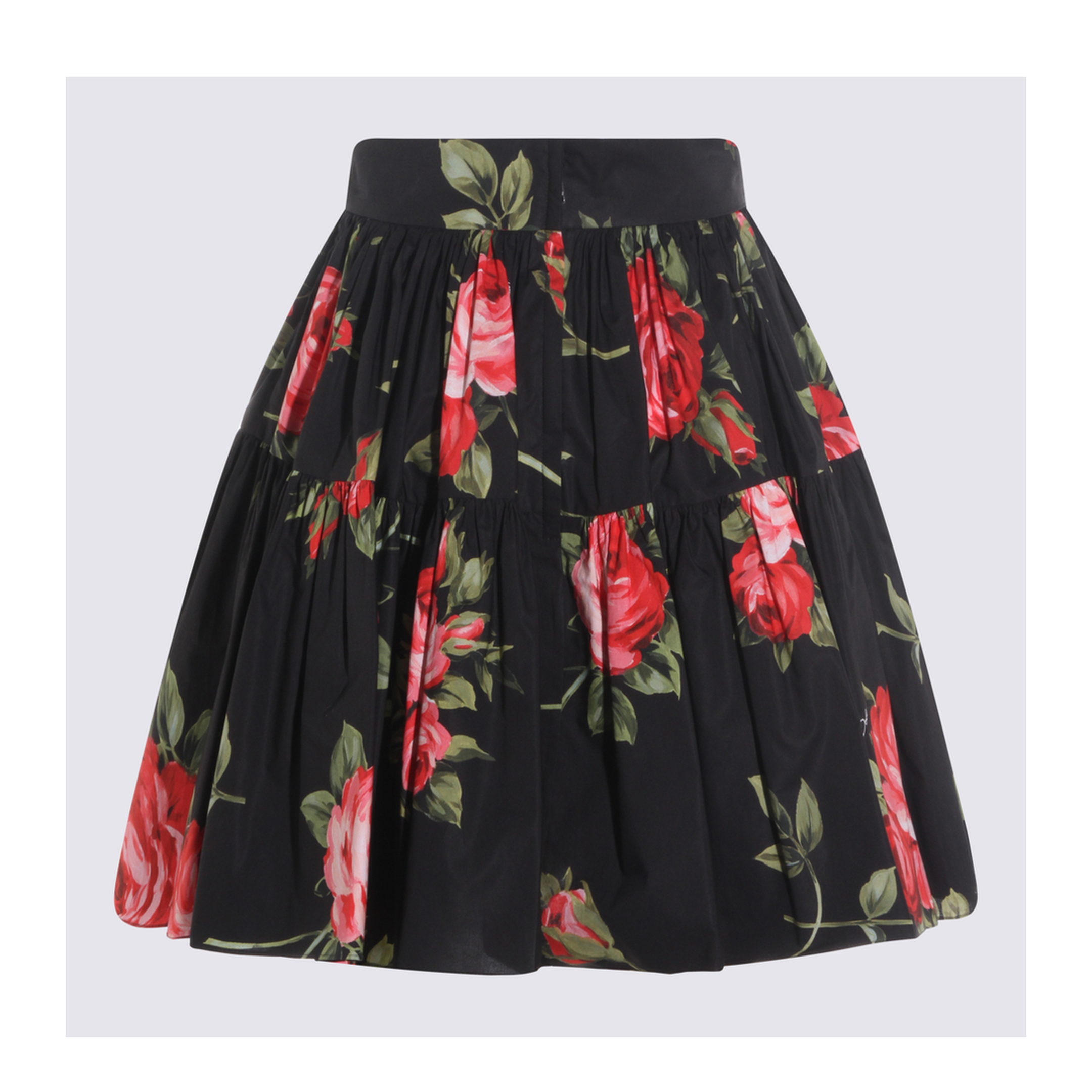 Miniskirt with Bouquet Print - Image 3
