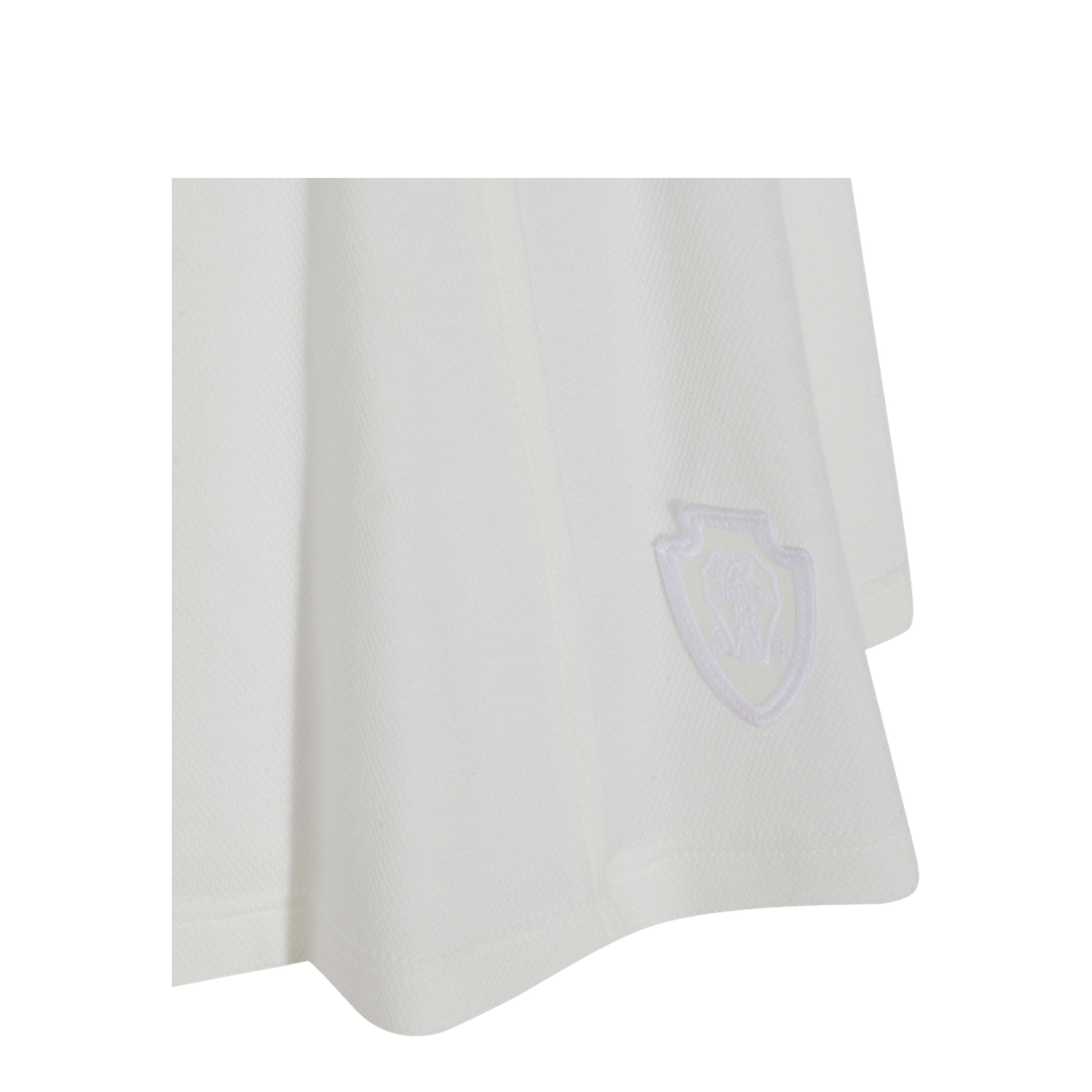 Striped-Trim A-Line Mini Skirt White - Image 8
