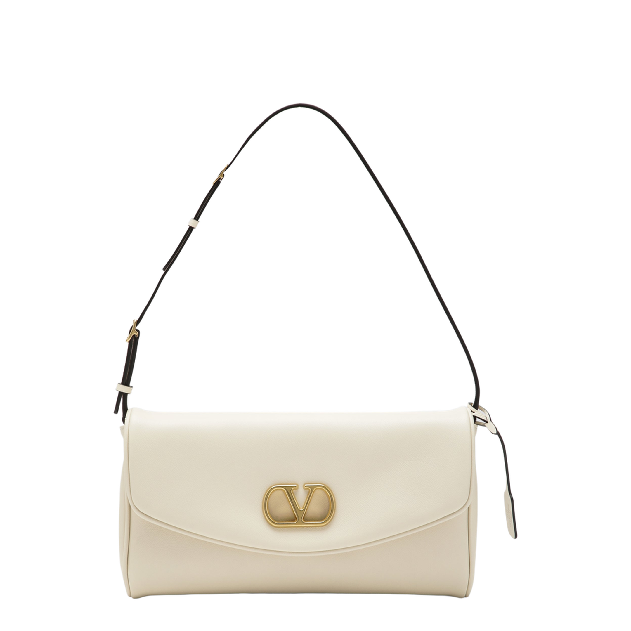 Butter Leather Devain Clutch with VLogo - Image 1