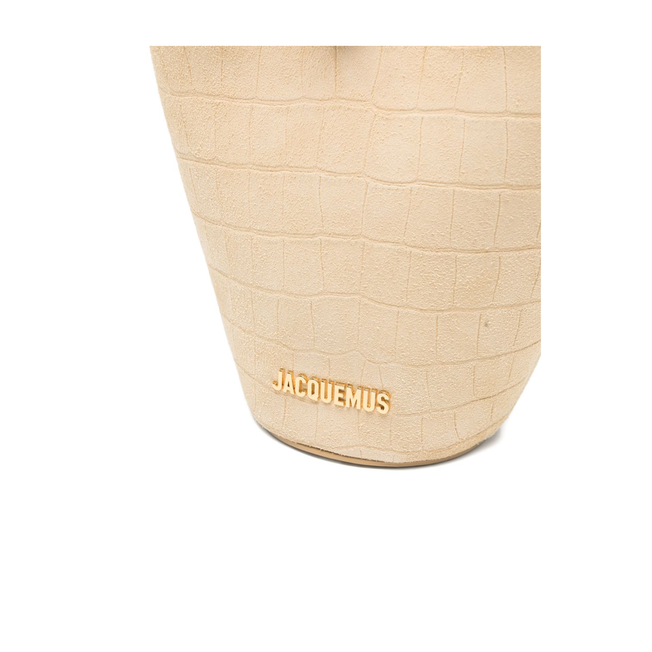 Le Petit Bambola Calfskin Bucket Bag - Light Beige - Image 3